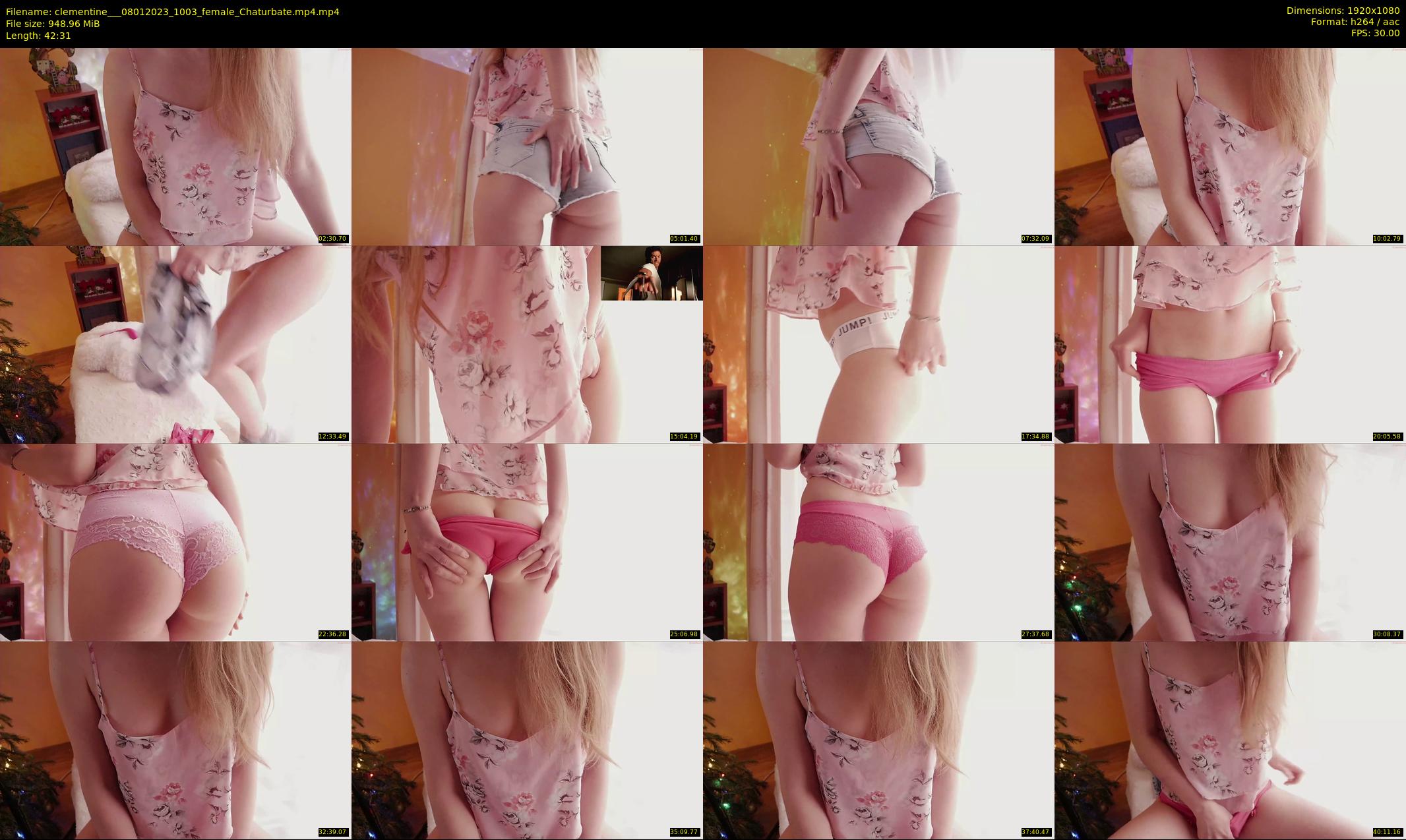 clementine__ — 43 minute Chaturbate female cam show recording, 1080p, Jan 8, 2023