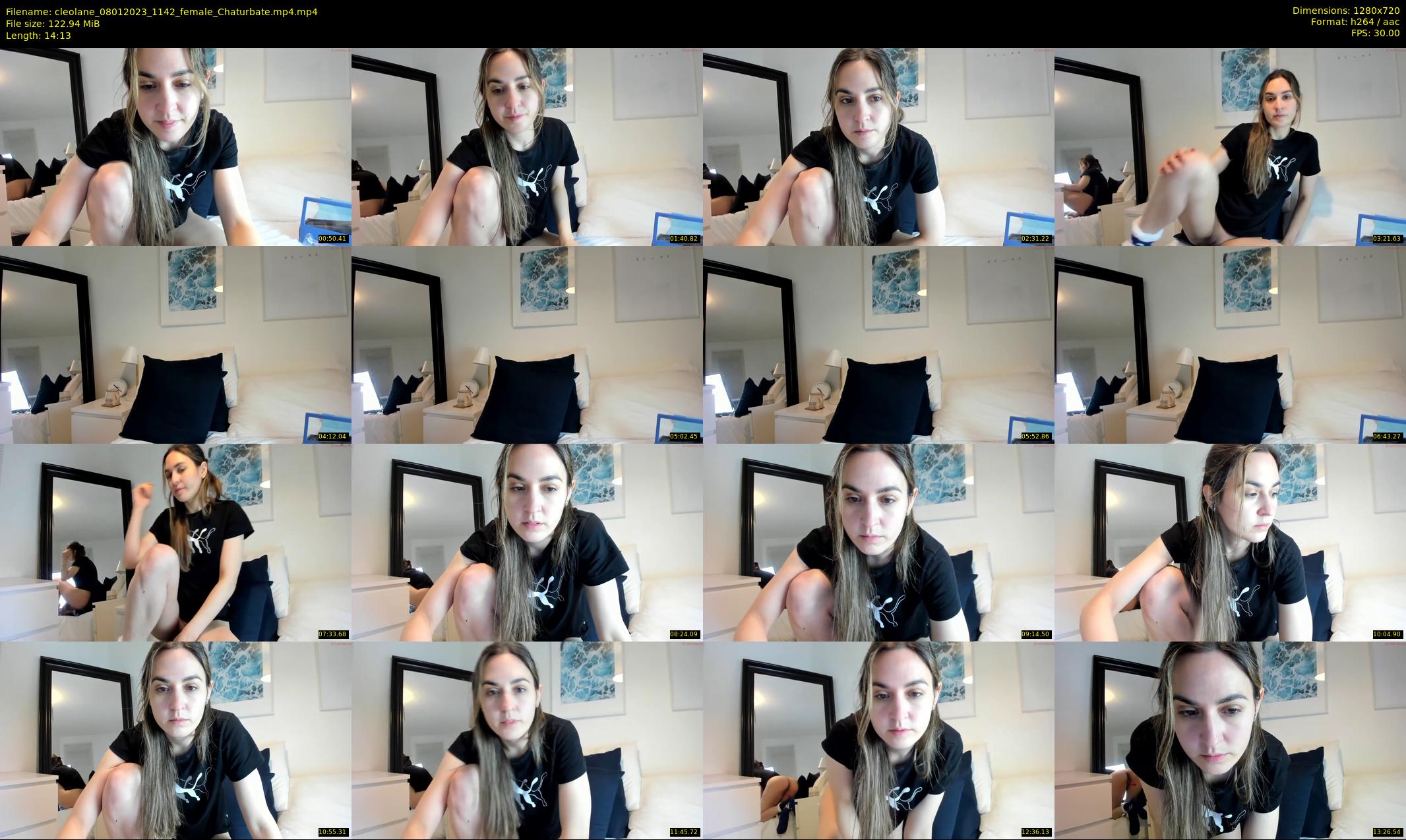 cleolane — 15 minute Chaturbate female cam show recording, 720p, Jan 8, 2023