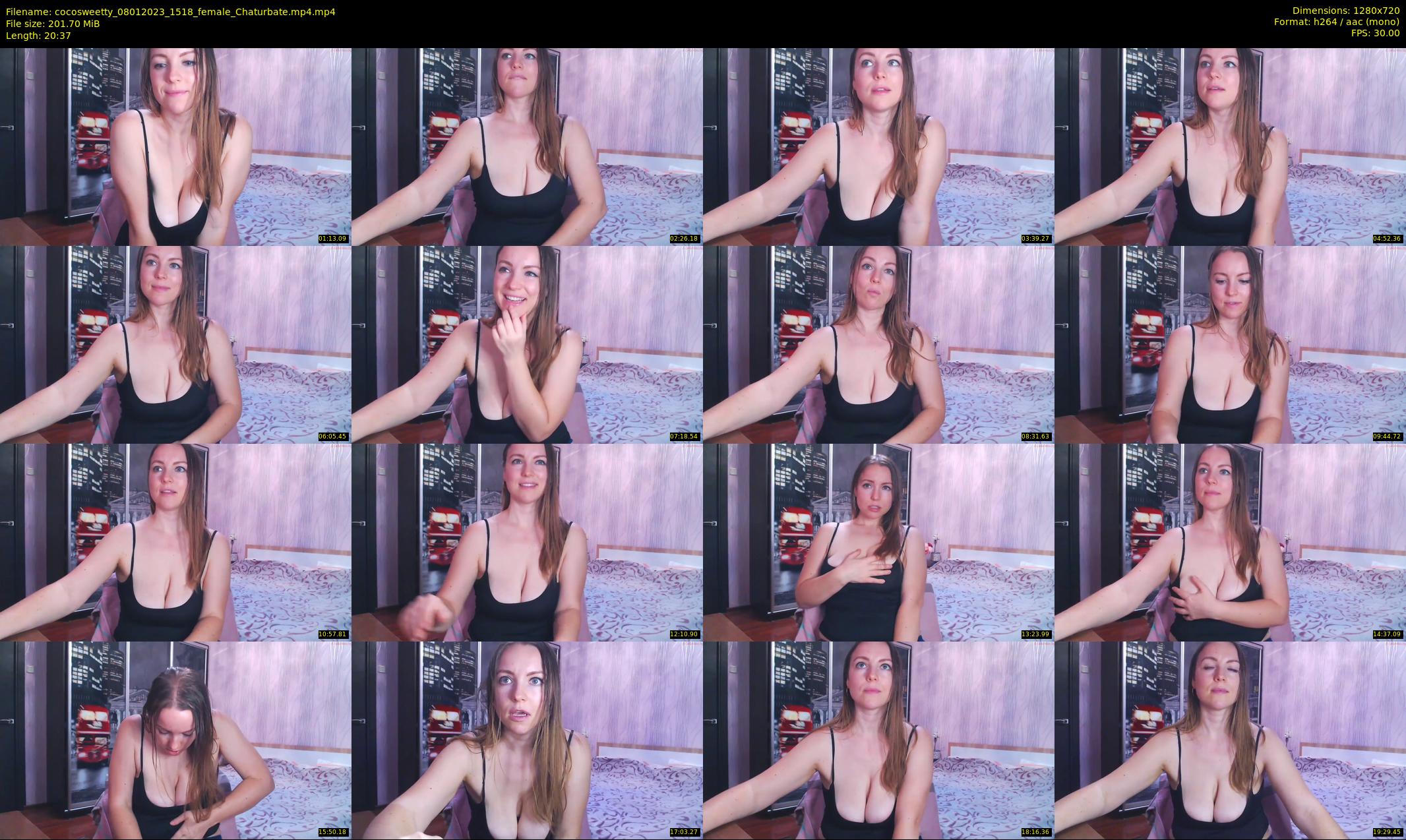 cocosweetty — 21 minute Chaturbate female cam show recording, 720p, Jan 8, 2023