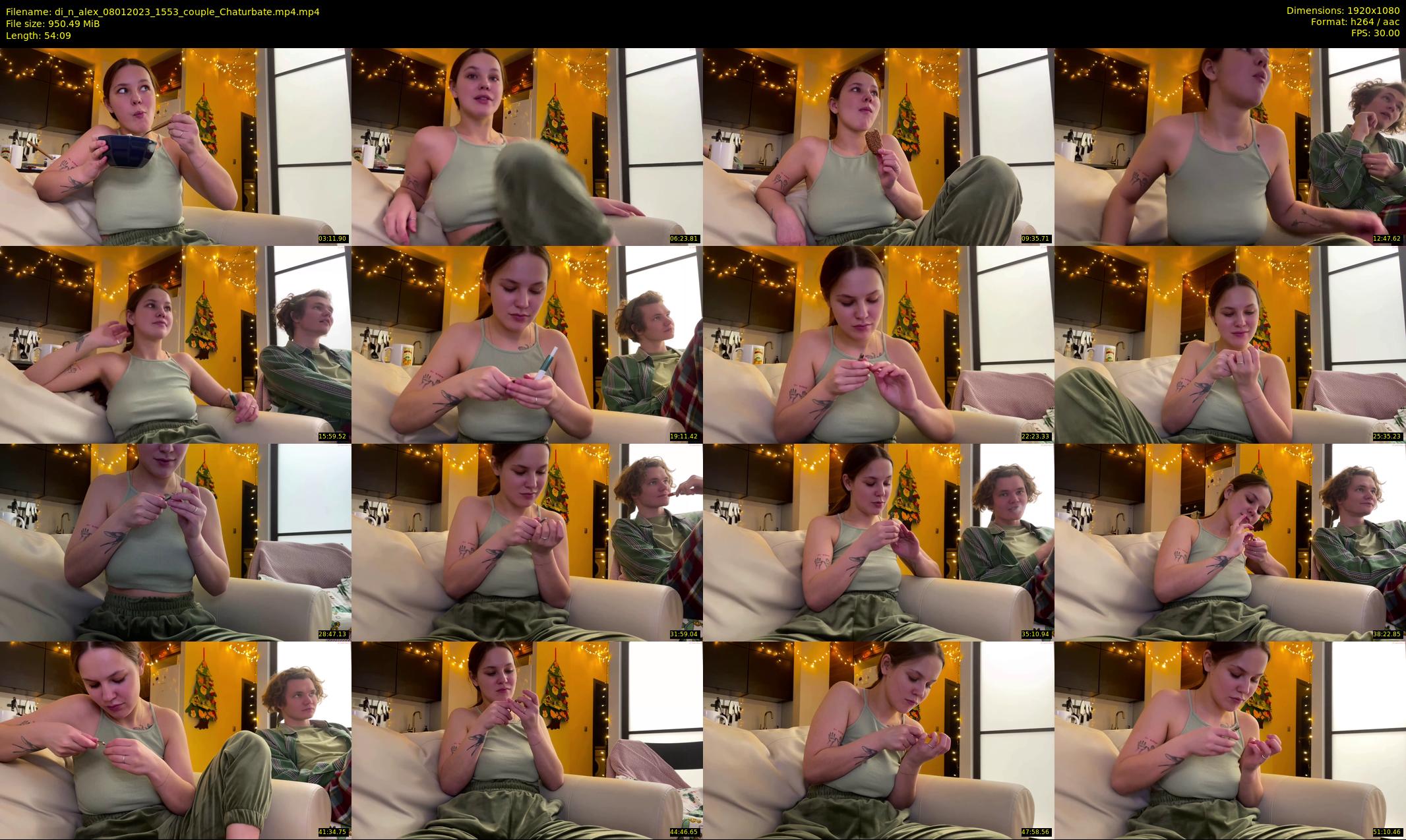 di_n_alex — 55 minute Chaturbate couple cam show recording, 1080p, Jan 8, 2023