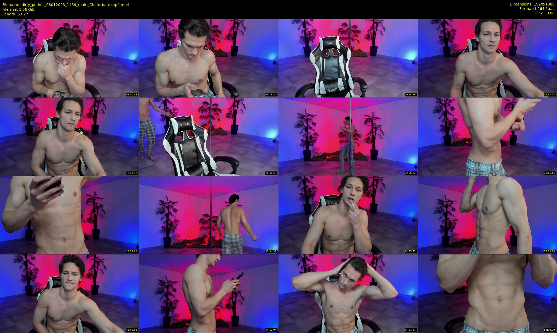 dirty_pothos — 54 minute Chaturbate male cam show recording, 1080p, Jan 8, 2023