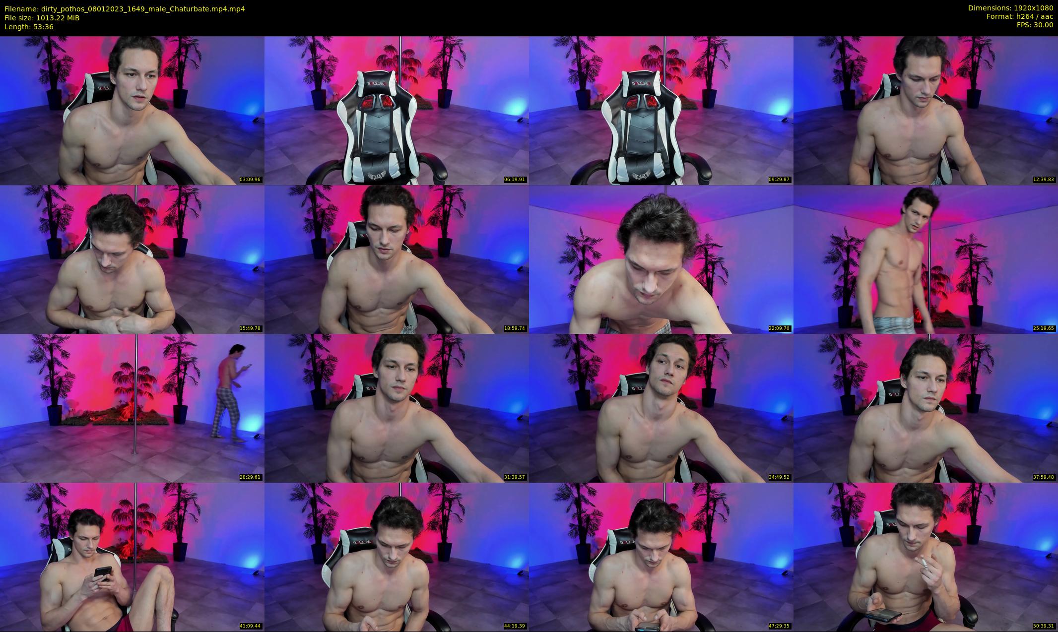 dirty_pothos — 54 minute Chaturbate male cam show recording, 1080p, Jan 8, 2023