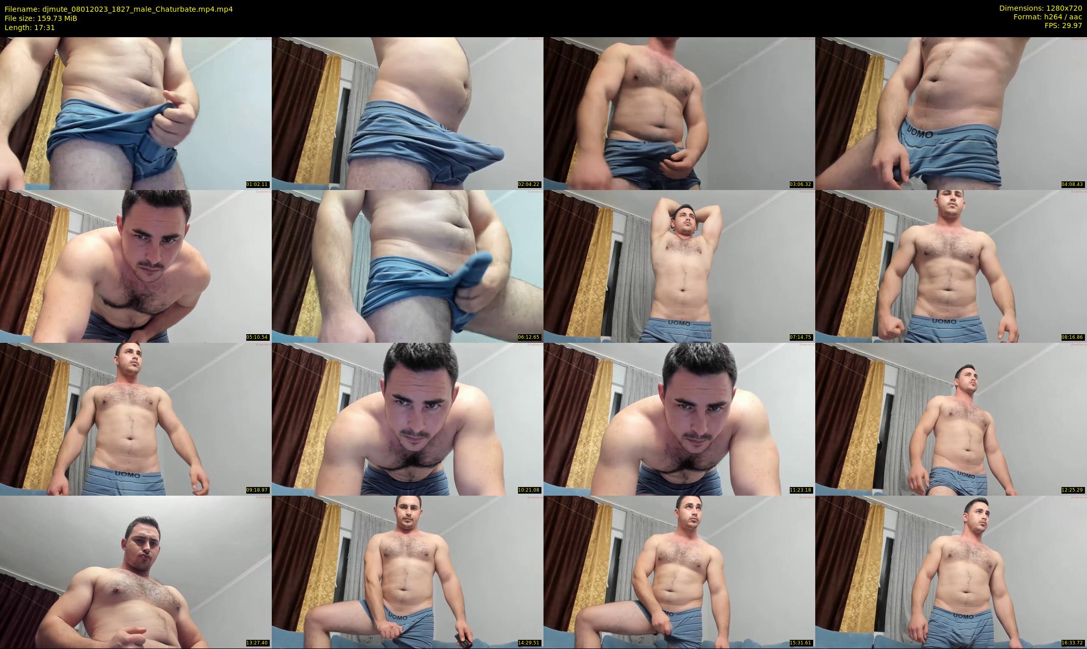 djmute — 18 minute Chaturbate male cam show recording, 720p, Jan 8, 2023