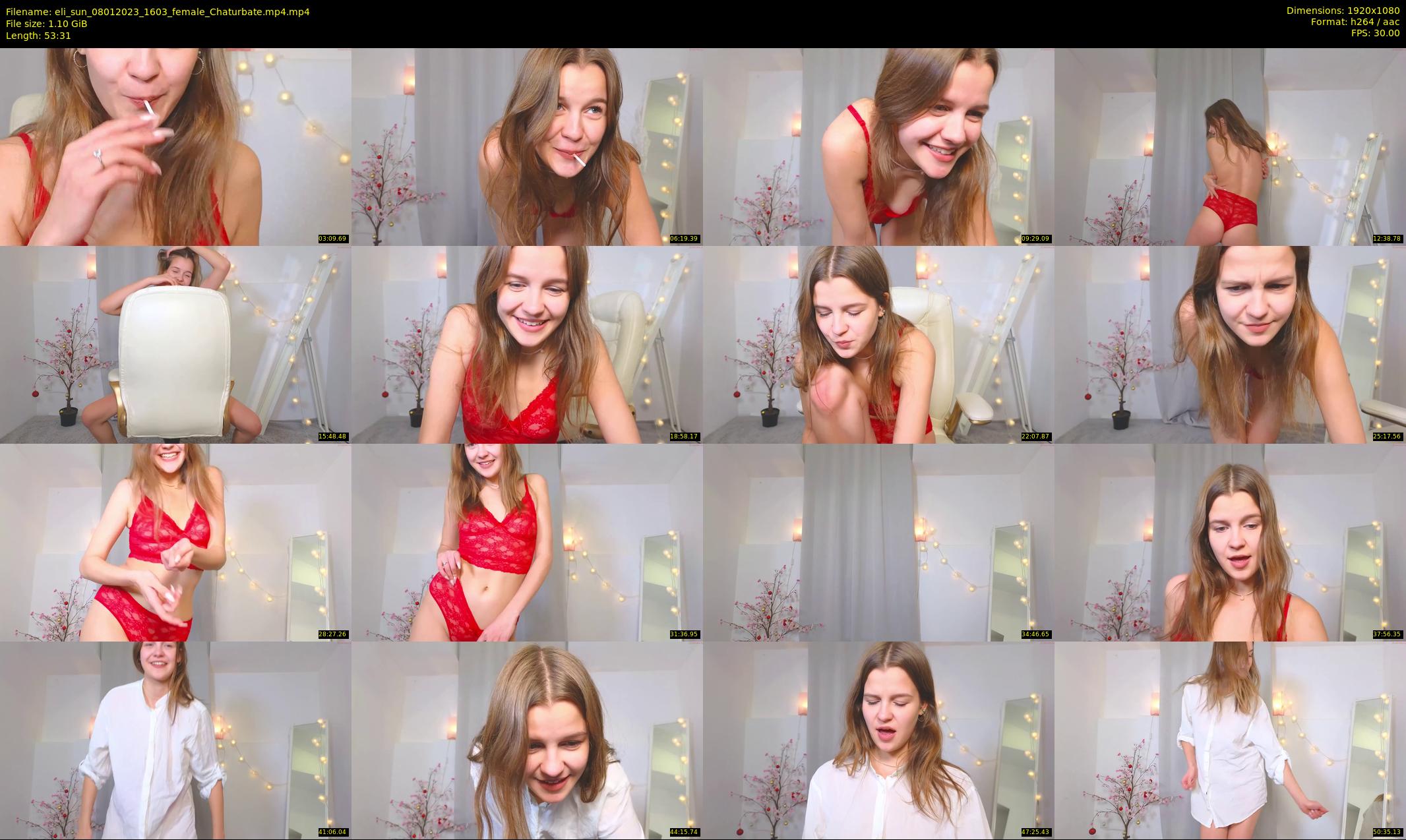 eli_sun — 54 minute Chaturbate female cam show recording, 1080p, Jan 8, 2023