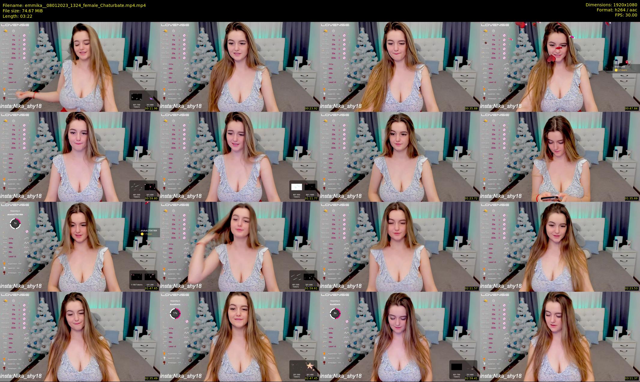 emmika_ — 4 minute Chaturbate female cam show recording, 1080p, Jan 8, 2023