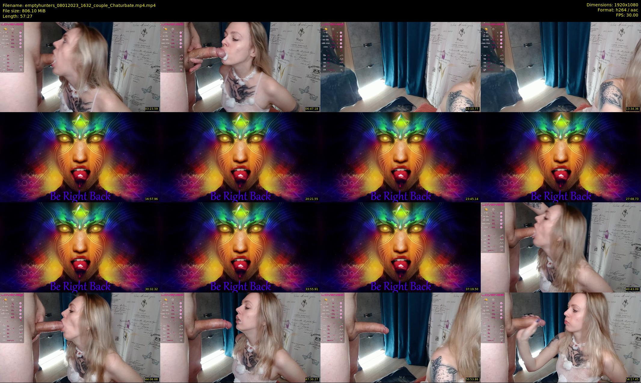emptyhunters — 58 minute Chaturbate couple cam show recording, 1080p, Jan 8, 2023