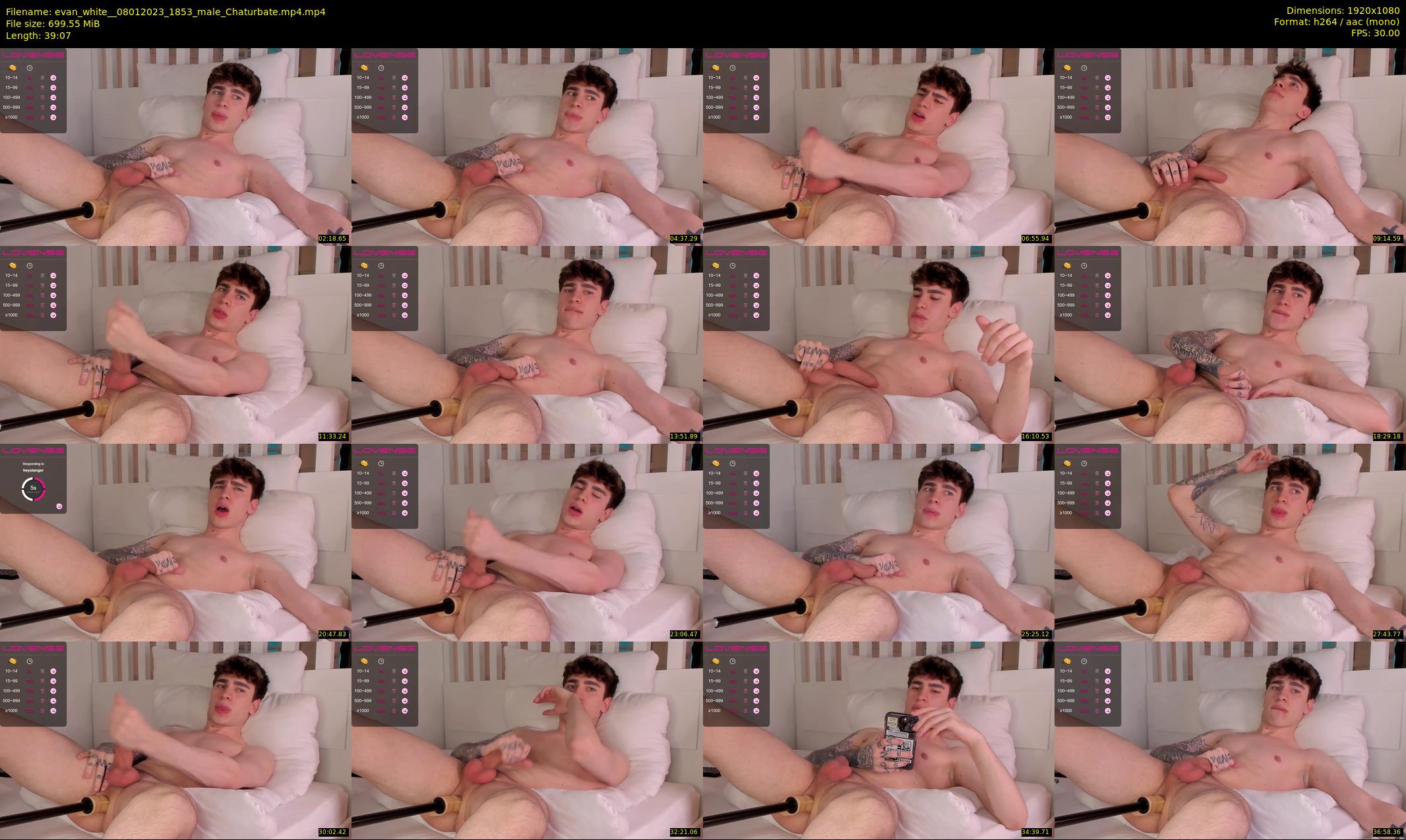 evan_white_ — 40 minute Chaturbate male cam show recording, 1080p, Jan 8, 2023