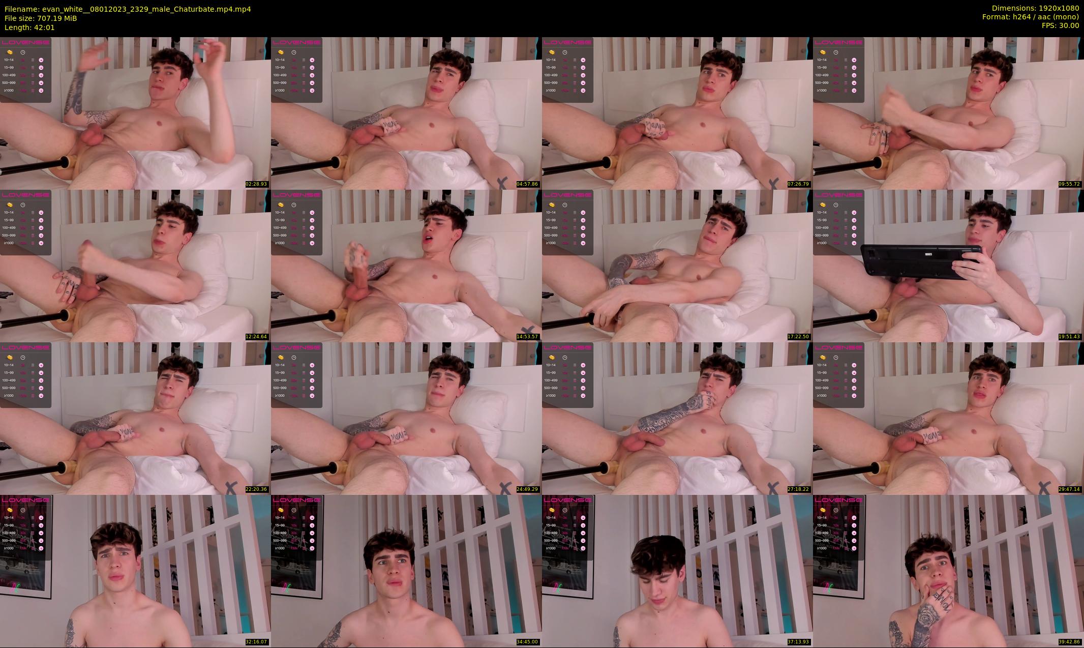 evan_white_ — 43 minute Chaturbate male cam show recording, 1080p, Jan 8, 2023