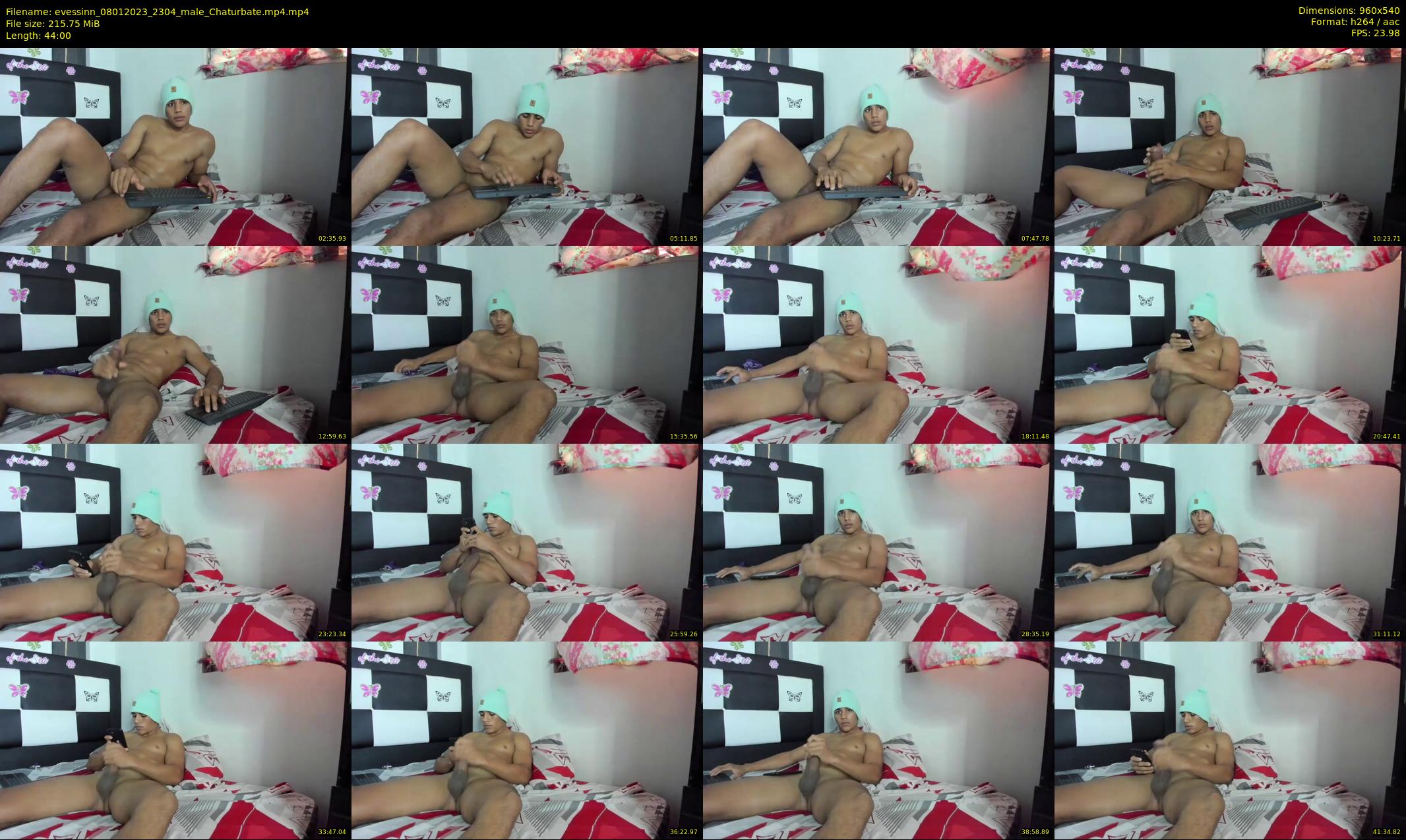 evessinn — 44 minute Chaturbate male cam show recording, 480p, Jan 8, 2023