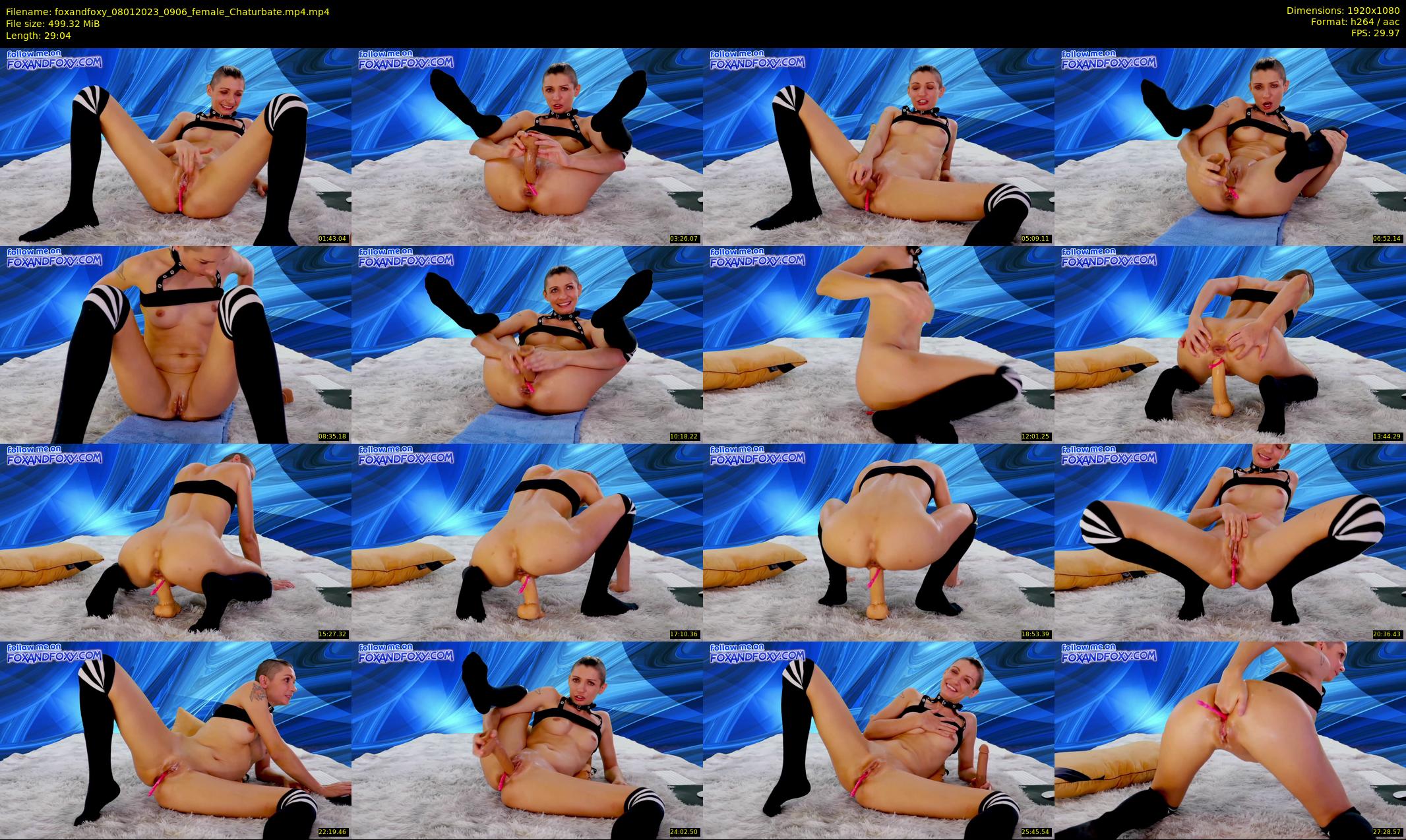 foxandfoxy — 30 minute Chaturbate couple cam show recording, 1080p, Jan 8, 2023