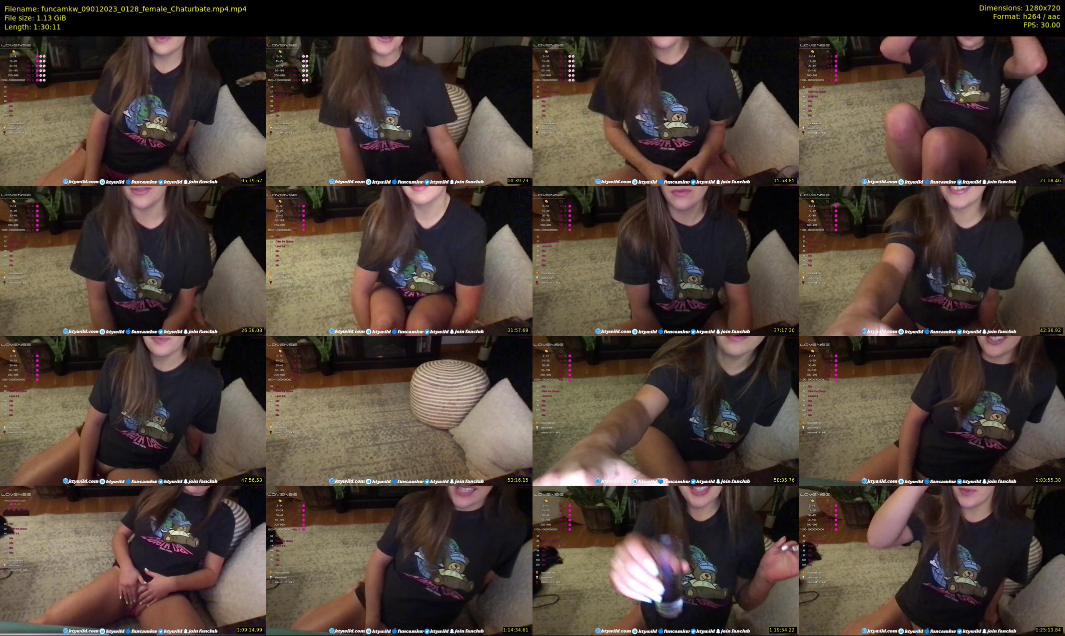funcamkw — 91 minute Chaturbate female cam show recording, 720p, Jan 9, 2023