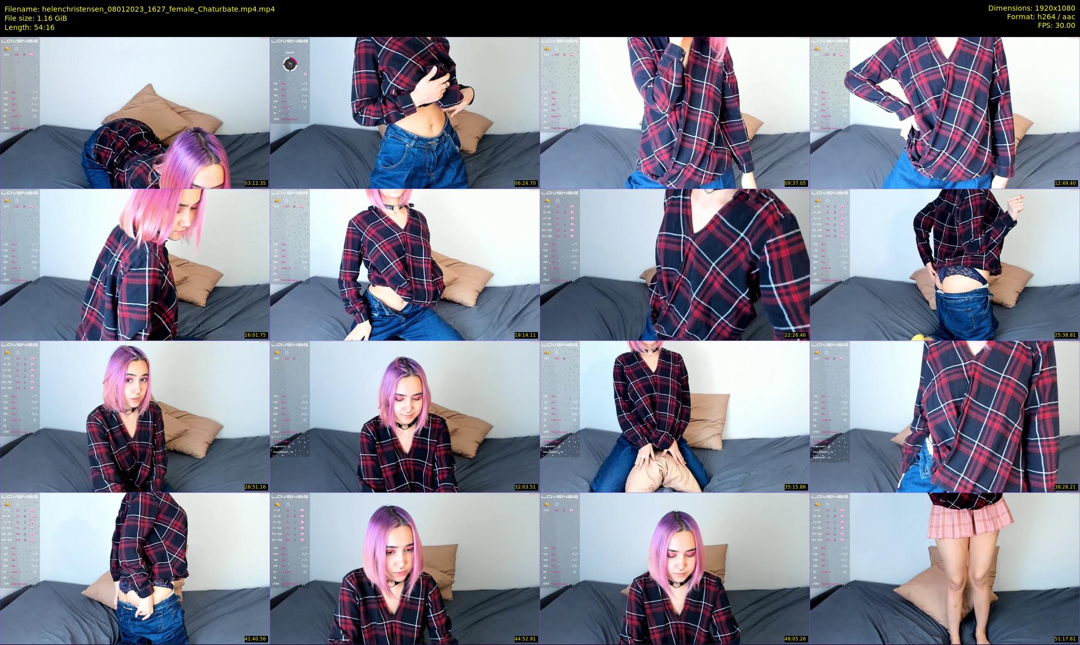 helenchristensen — 55 minute Chaturbate female cam show recording, 1080p, Jan 8, 2023