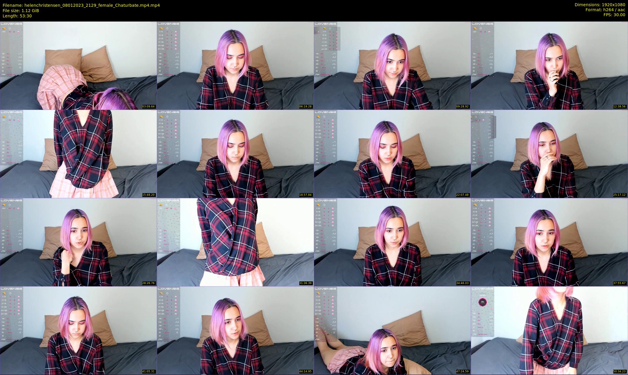 helenchristensen — 54 minute Chaturbate female cam show recording, 1080p, Jan 8, 2023