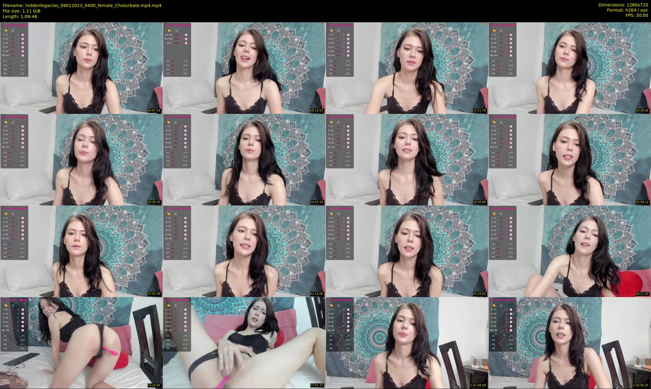 hiddenlegacies — 70 minute Chaturbate female cam show recording, 720p, Jan 9, 2023