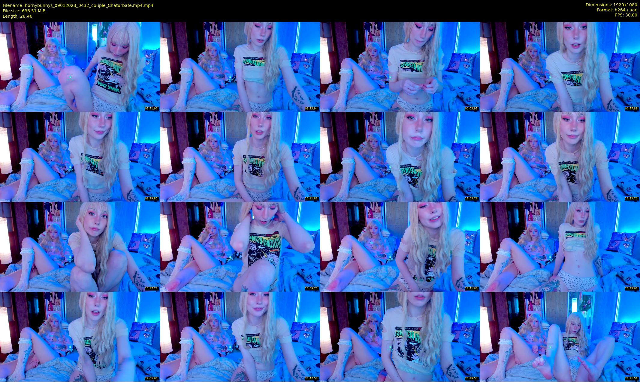 hornybunnys — 29 minute Chaturbate couple cam show recording, 1080p, Jan 9, 2023