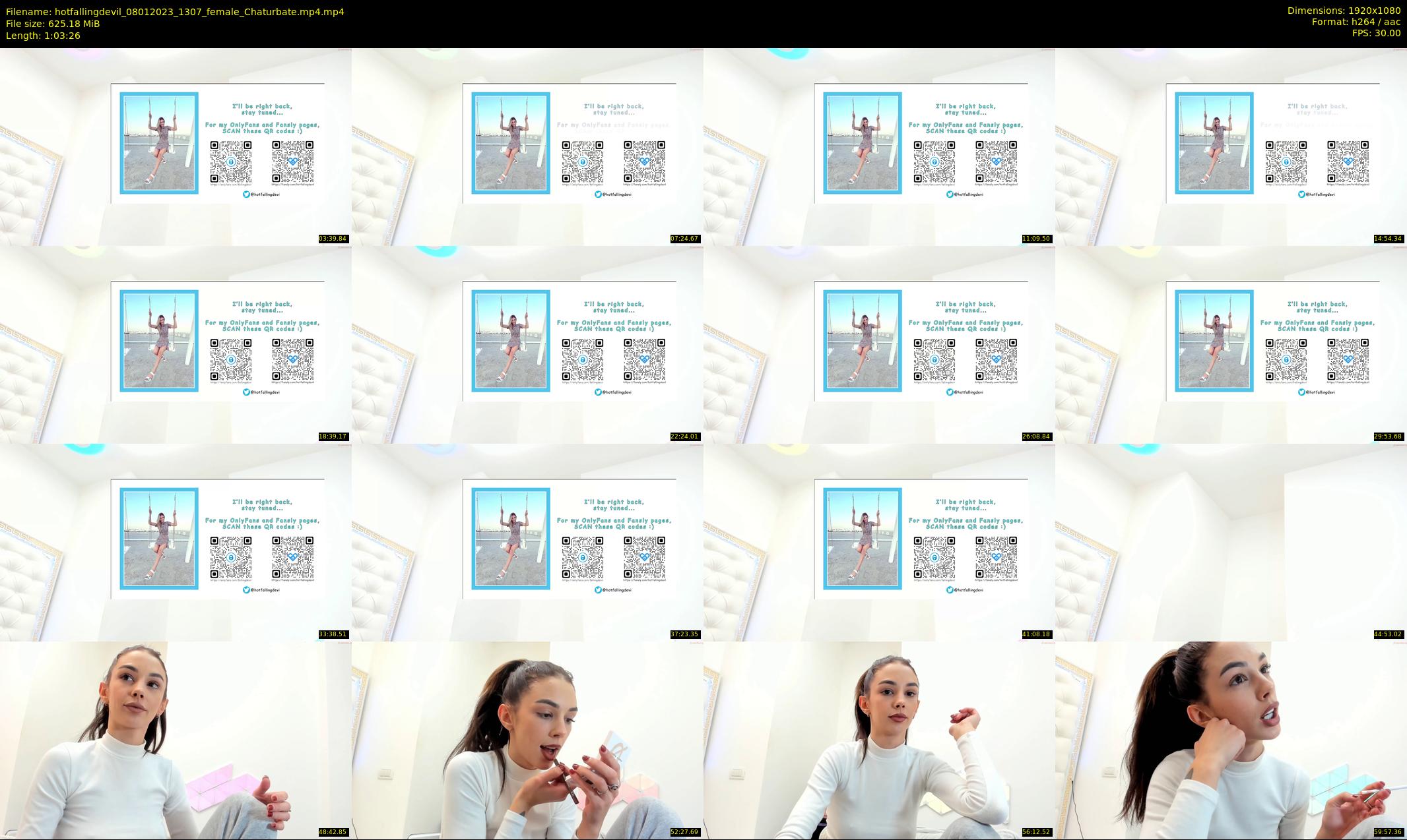 hotfallingdevil — 64 minute Chaturbate female cam show recording, 1080p, Jan 8, 2023