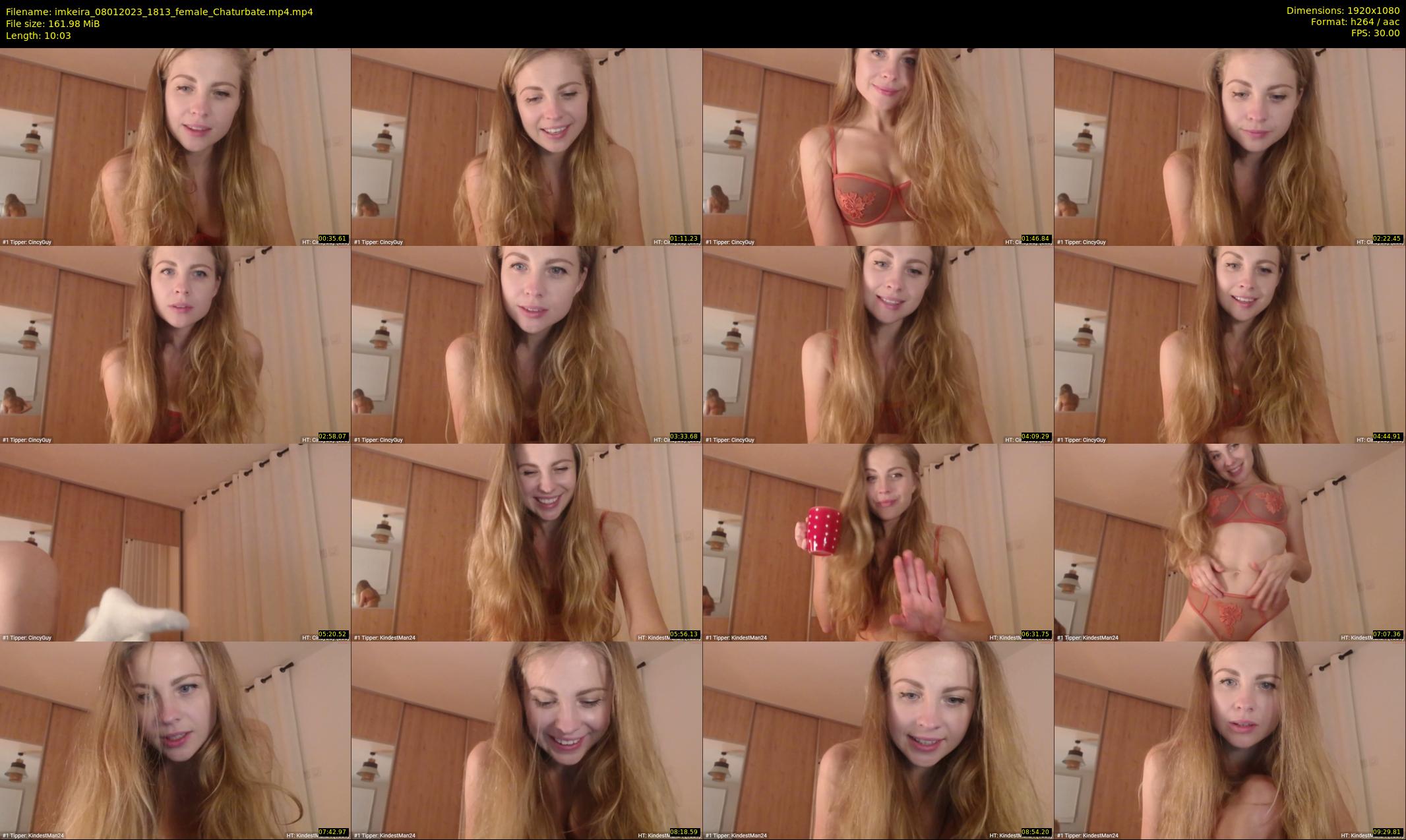 imkeira — 11 minute Chaturbate female cam show recording, 1080p, Jan 8, 2023