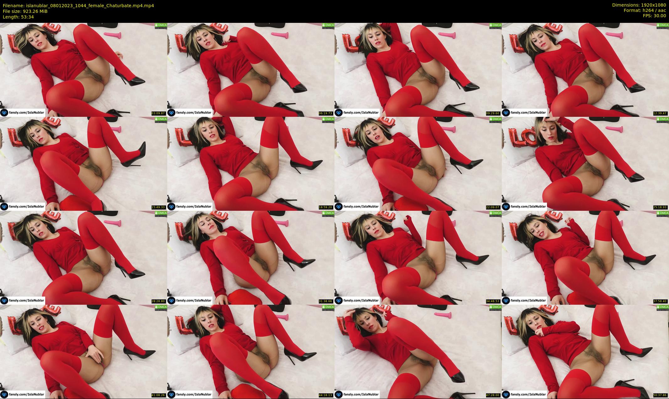 islanublar — 54 minute Chaturbate female cam show recording, 1080p, Jan 8, 2023