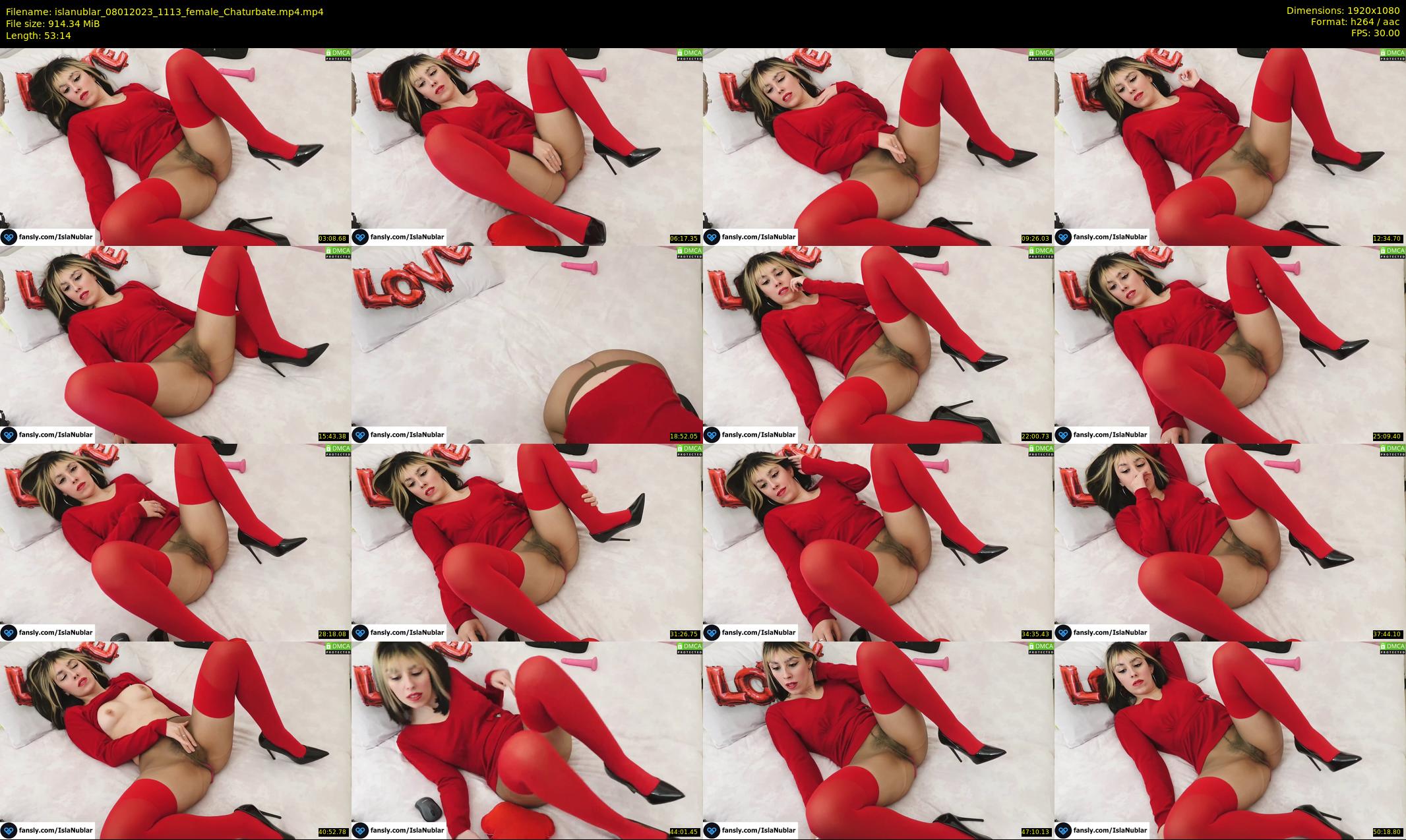 islanublar — 54 minute Chaturbate female cam show recording, 1080p, Jan 8, 2023
