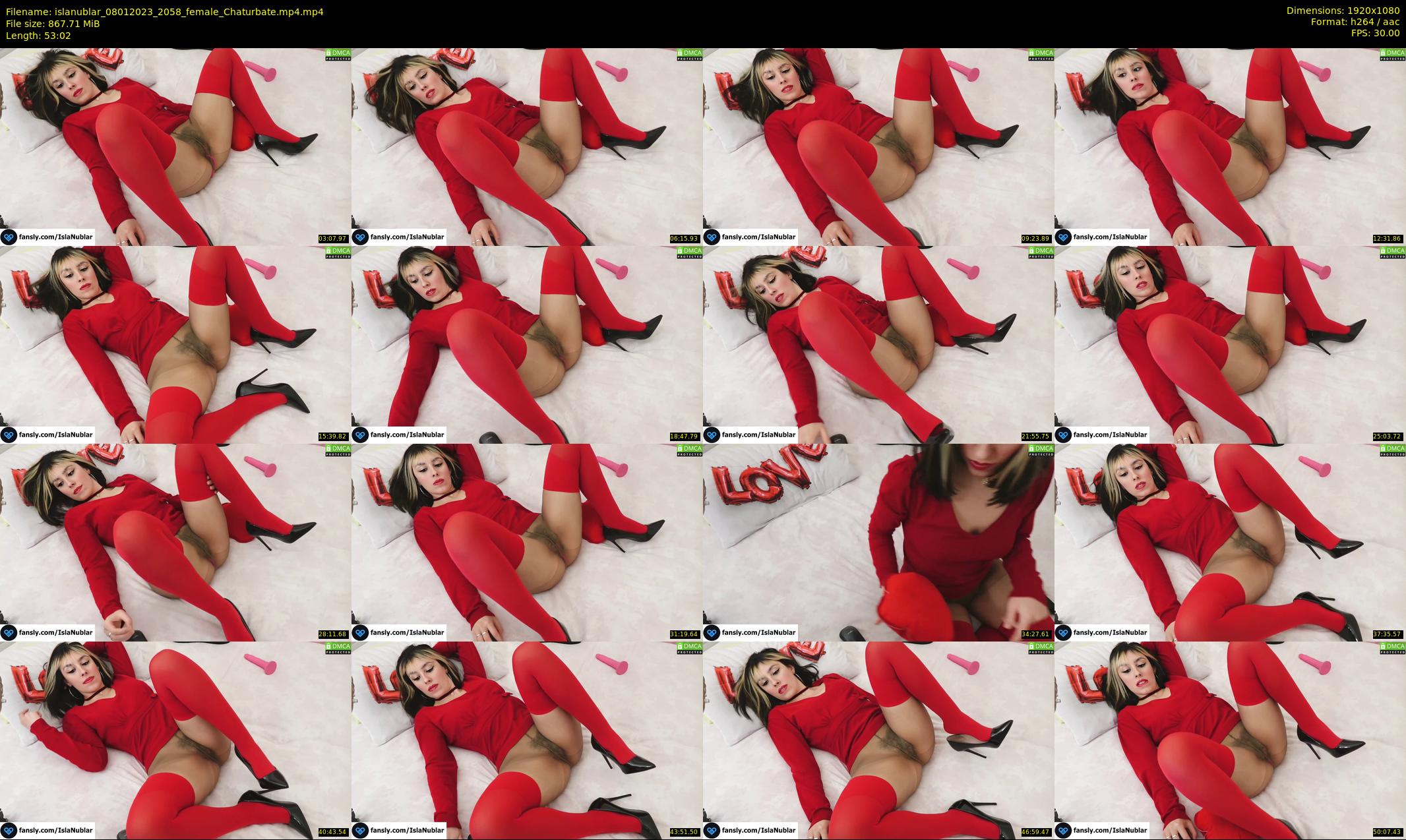 islanublar — 54 minute Chaturbate female cam show recording, 1080p, Jan 8, 2023