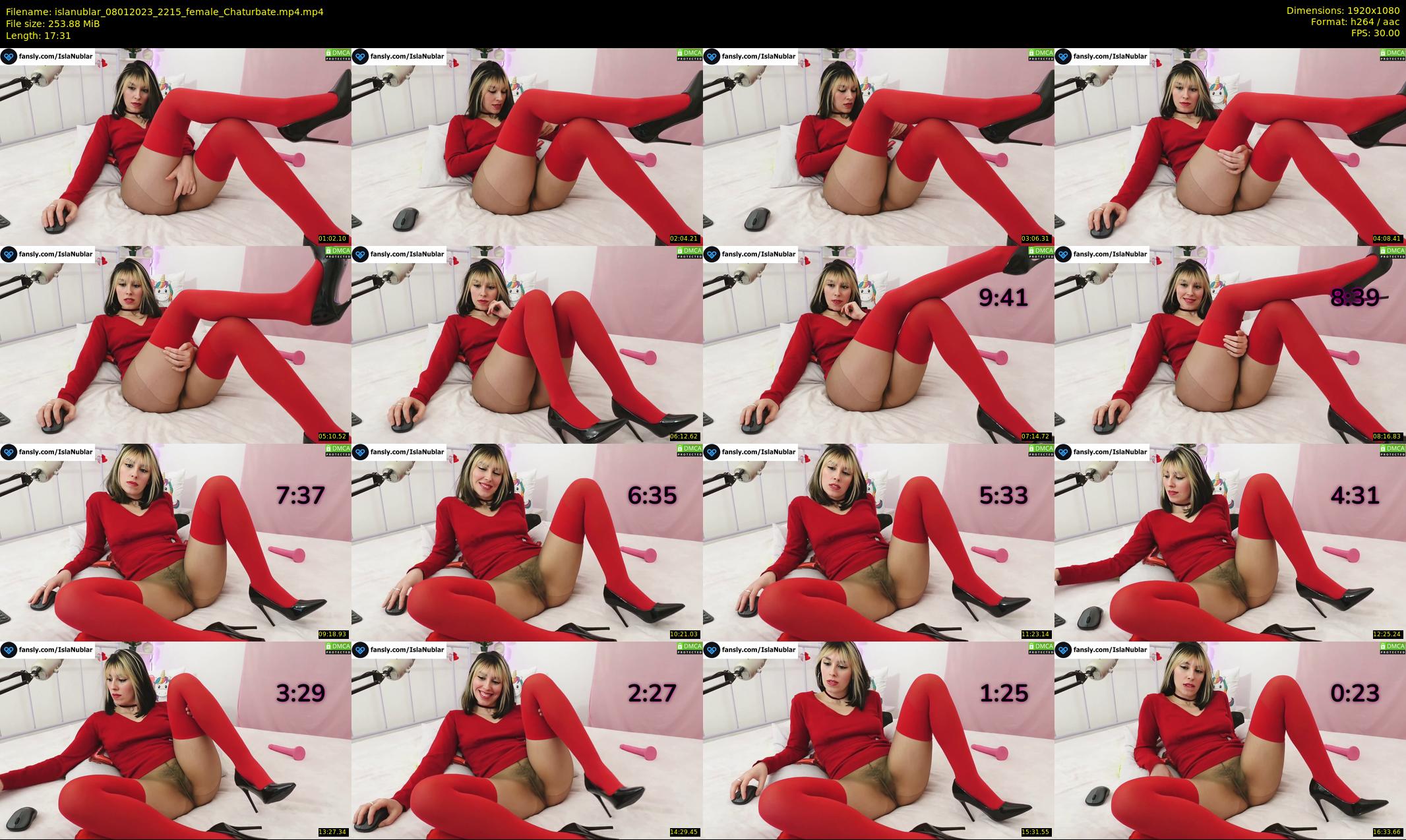 islanublar — 18 minute Chaturbate female cam show recording, 1080p, Jan 8, 2023