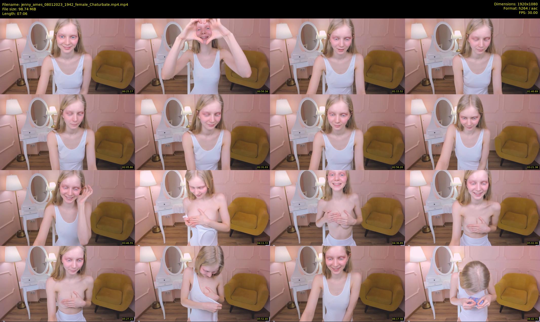jenny_ames — 8 minute Chaturbate female cam show recording, 1080p, Jan 8, 2023