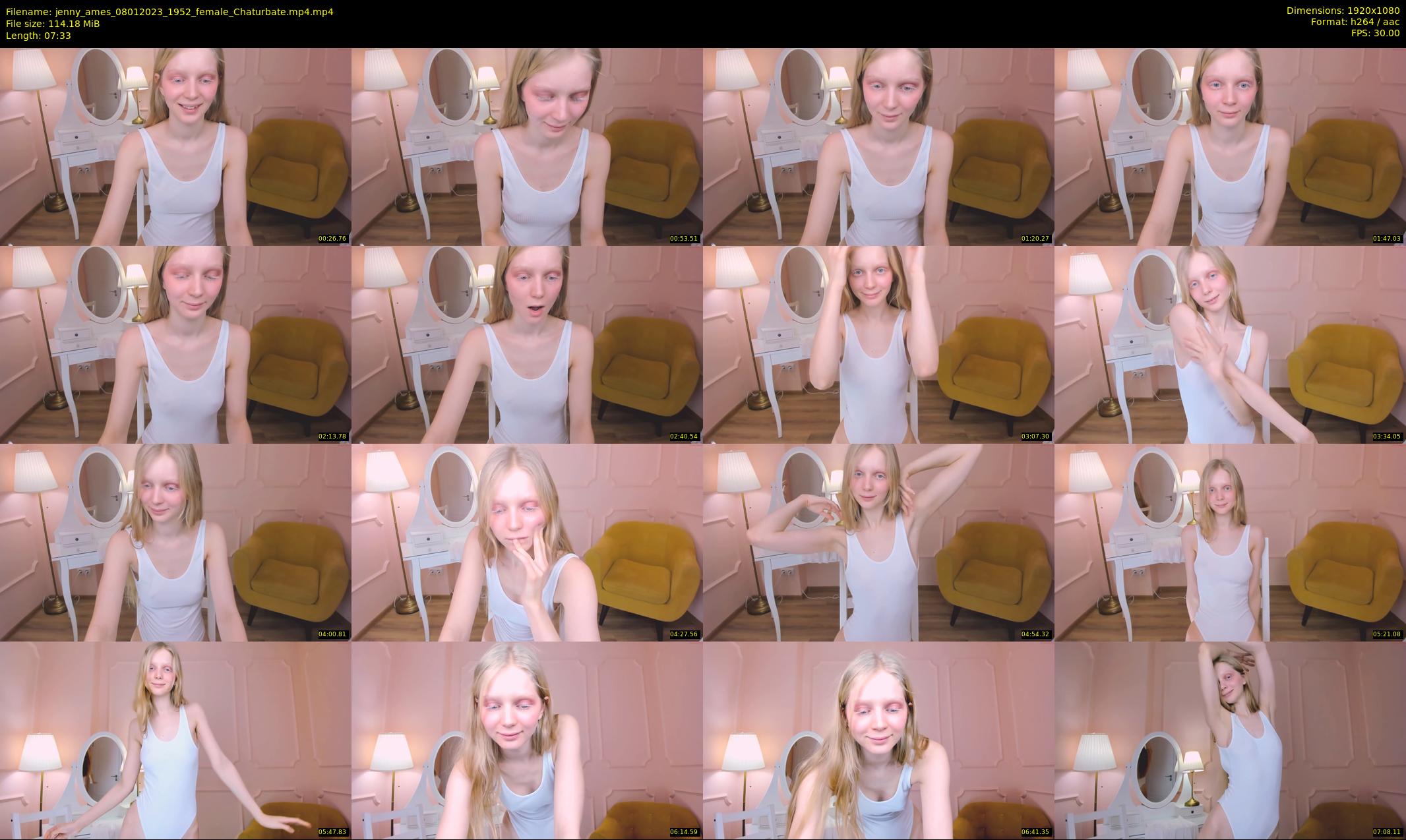 jenny_ames — 8 minute Chaturbate female cam show recording, 1080p, Jan 8, 2023