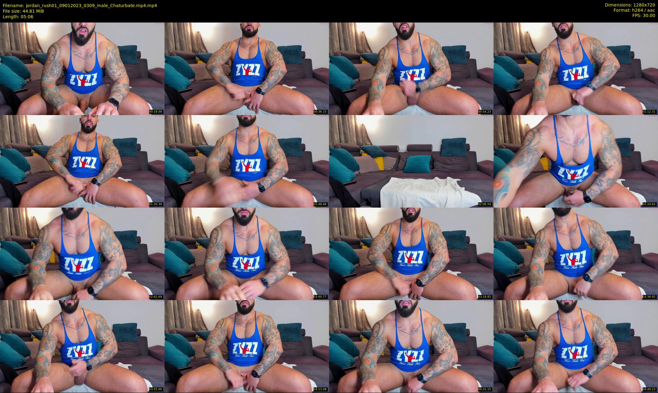 jordan_rush01 — 6 minute Chaturbate male cam show recording, 720p, Jan 9, 2023