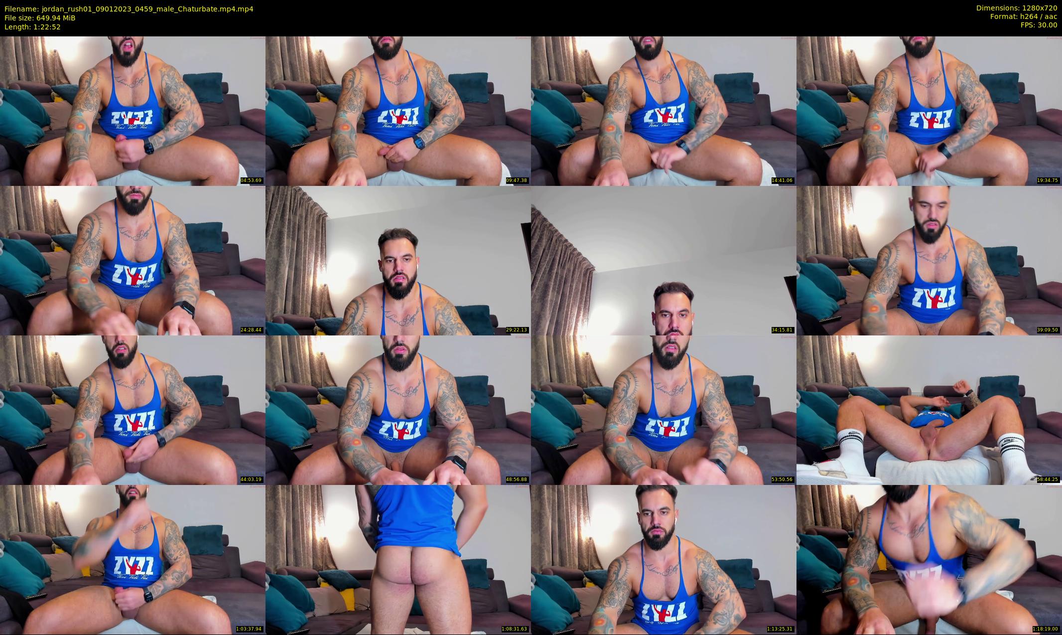 jordan_rush01 — 83 minute Chaturbate male cam show recording, 720p, Jan 9, 2023