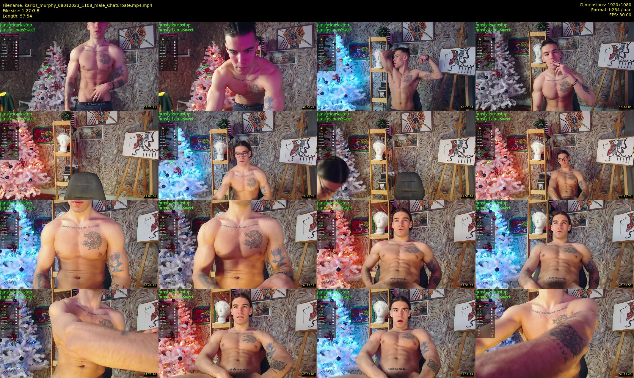 karlos_murphy — 58 minute Chaturbate male cam show recording, 1080p, Jan 8, 2023