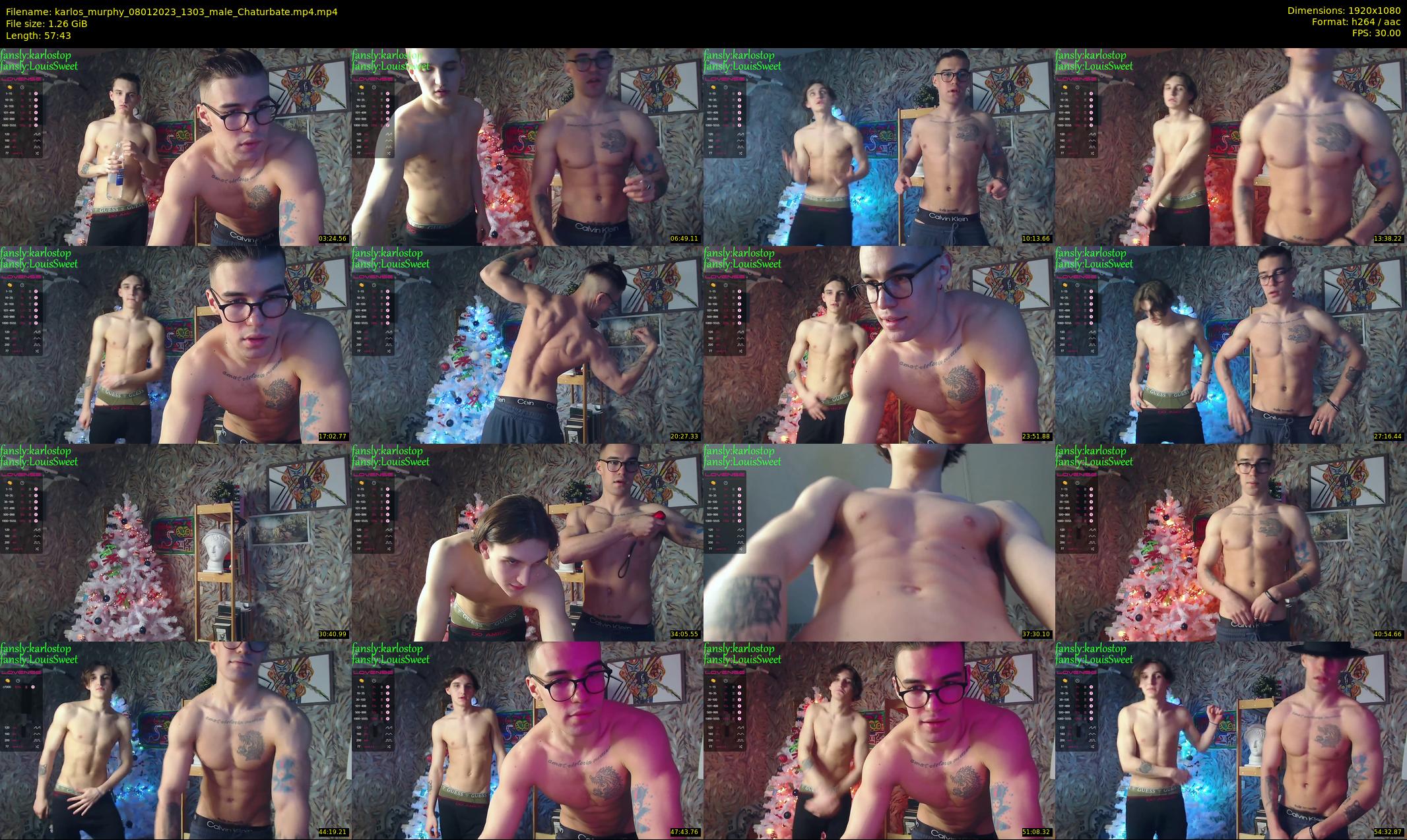 karlos_murphy — 58 minute Chaturbate male cam show recording, 1080p, Jan 8, 2023