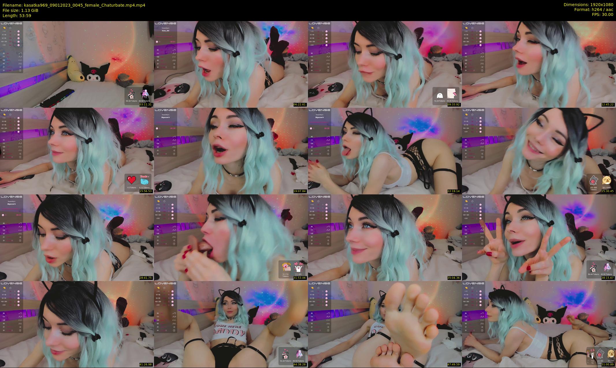 kasatka969 — 54 minute Chaturbate female cam show recording, 1080p, Jan 9, 2023