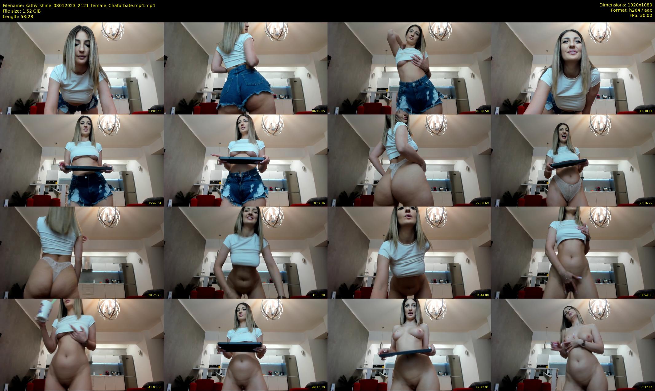 kathy_shine — 54 minute Chaturbate female cam show recording, 1080p, Jan 8, 2023