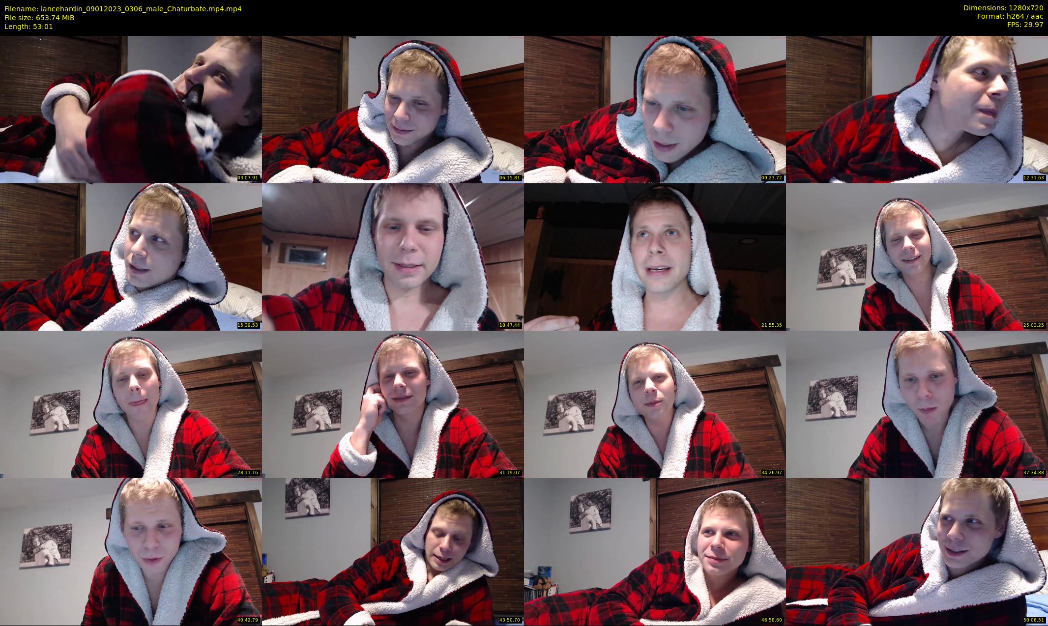 lancehardin — 54 minute Chaturbate male cam show recording, 720p, Jan 9, 2023