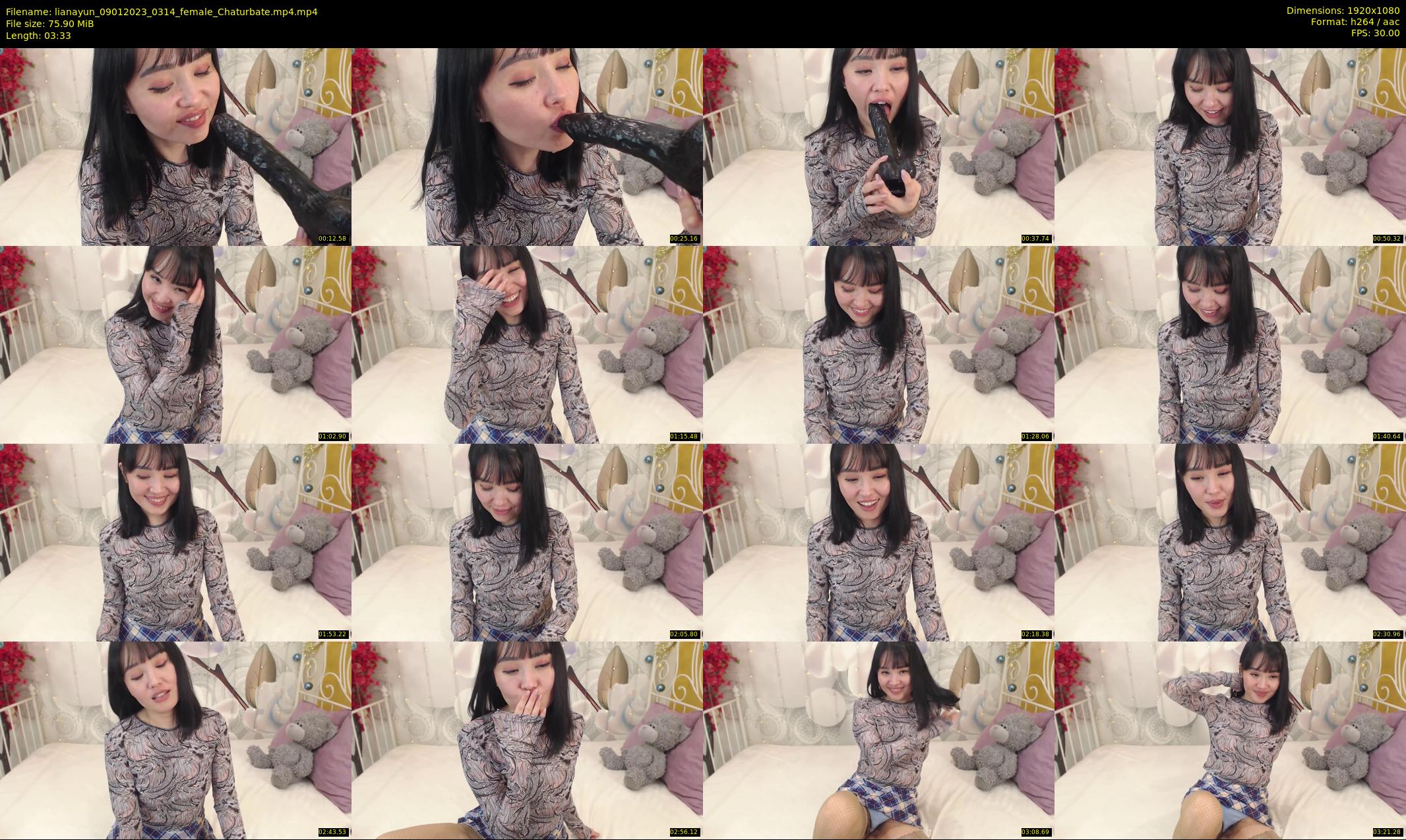 lianayun — 4 minute Chaturbate female cam show recording, 1080p, Jan 9, 2023