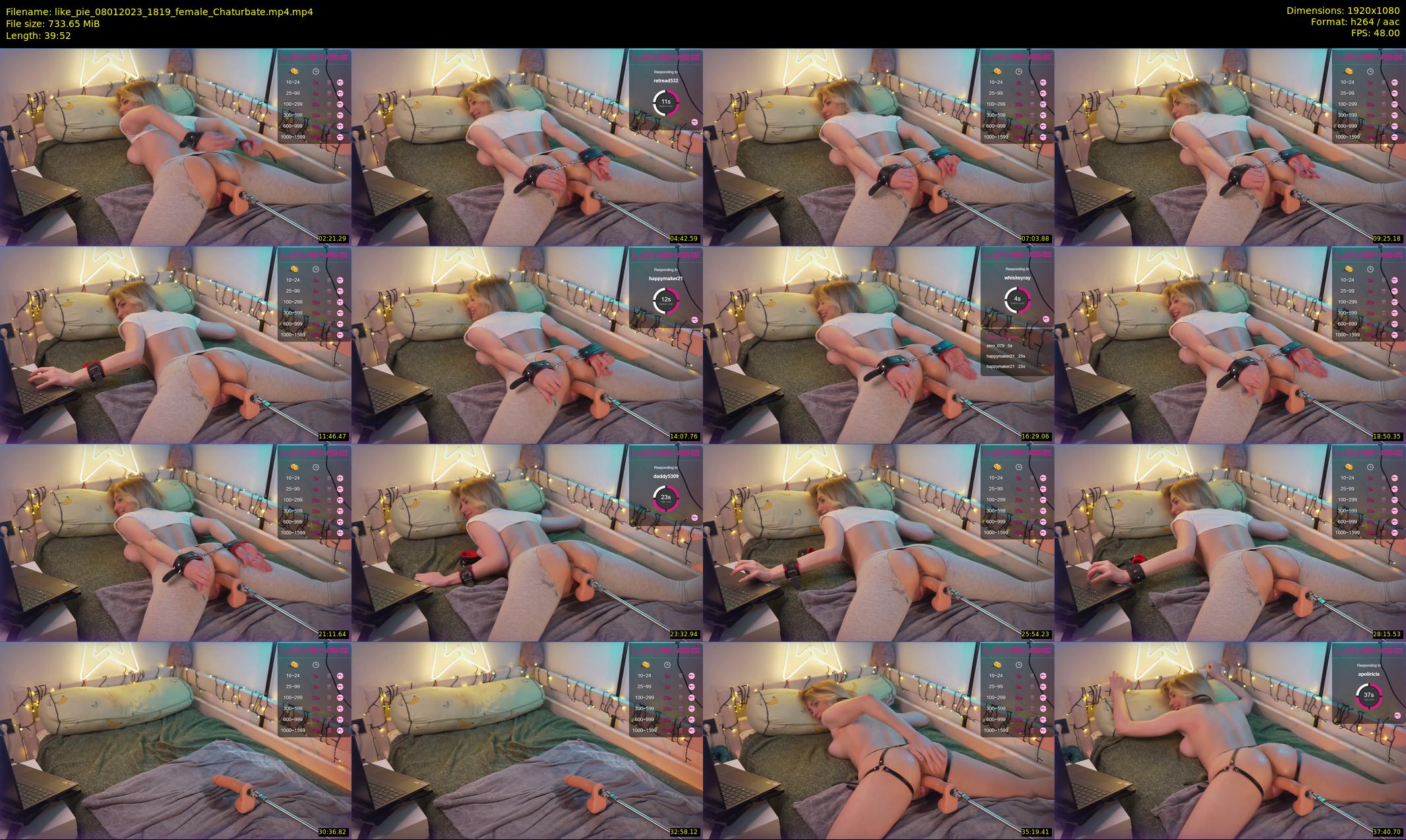 like_pie — 40 minute Chaturbate couple cam show recording, 1080p, Jan 8, 2023