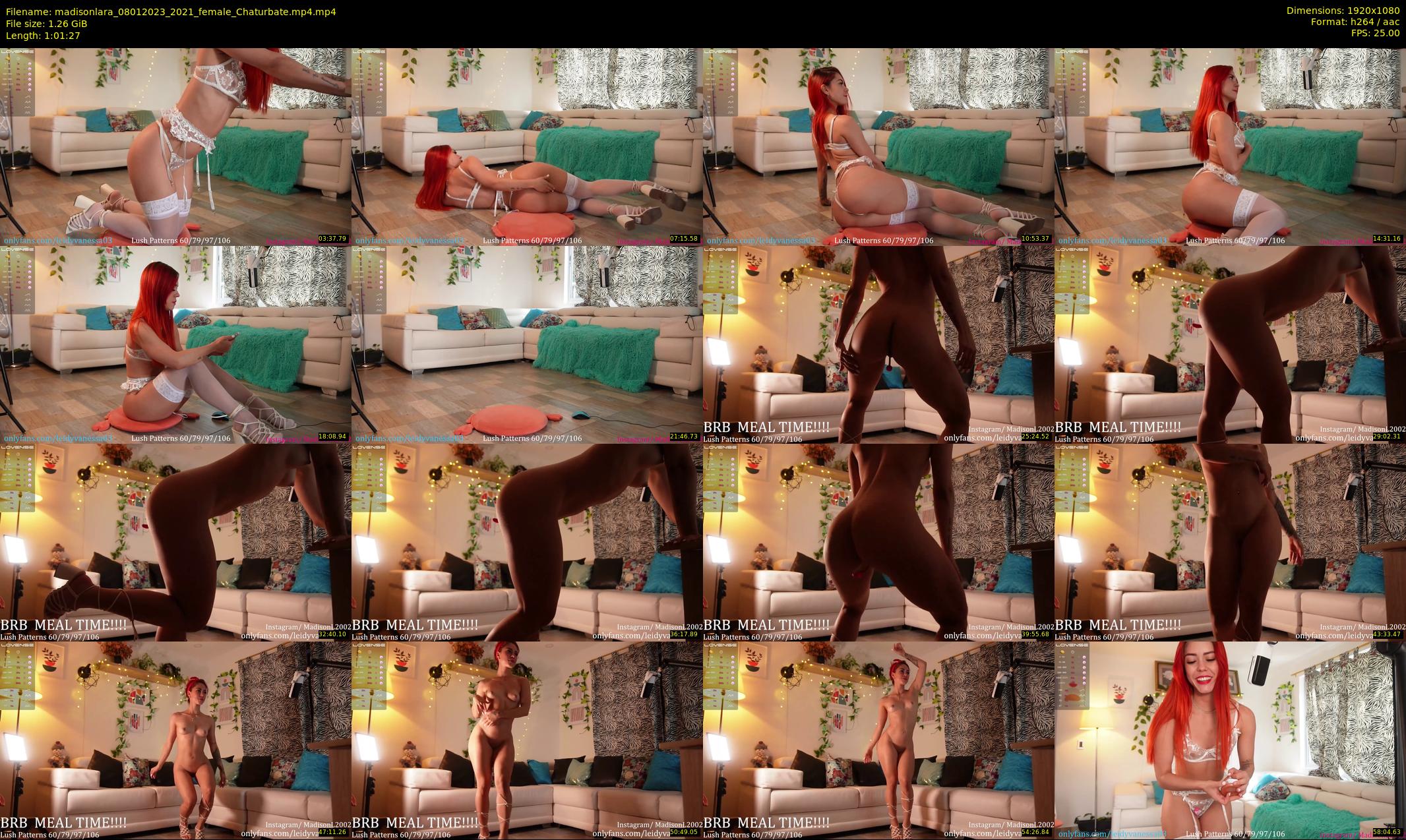 madisonlara — 62 minute Chaturbate female cam show recording, 1080p, Jan 8, 2023