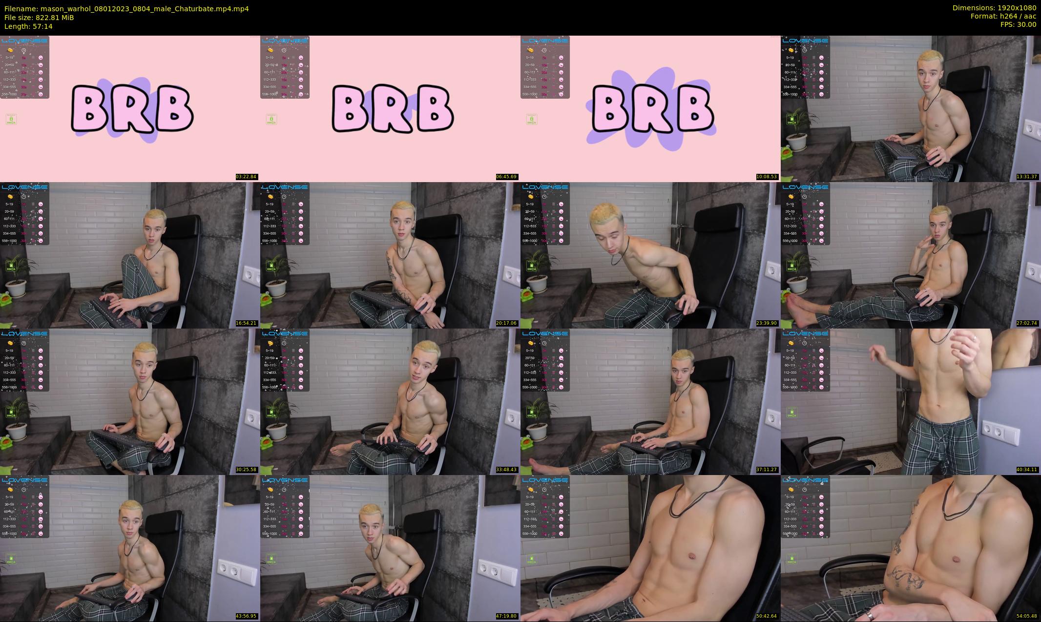 mason_warhol — 58 minute Chaturbate male cam show recording, 1080p, Jan 8, 2023