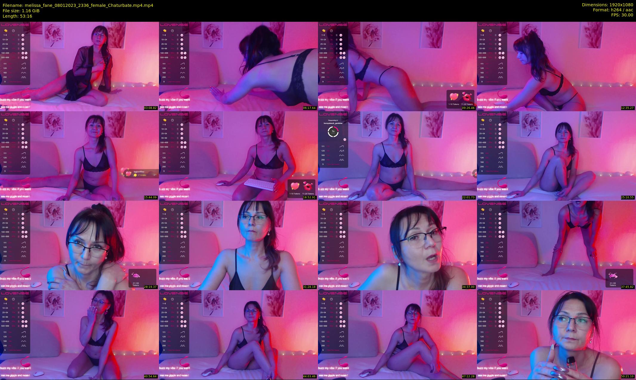 melissa_fane — 54 minute Chaturbate female cam show recording, 1080p, Jan 8, 2023