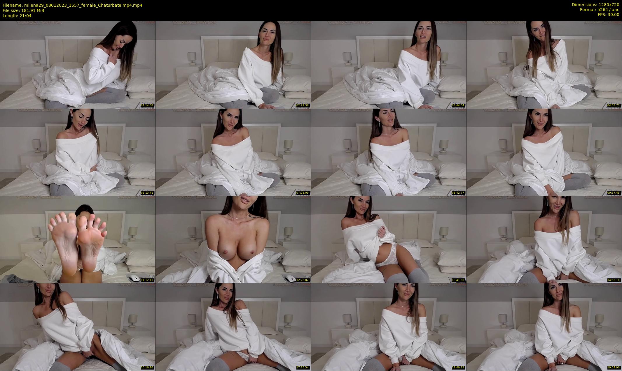 milena29 — 22 minute Chaturbate female cam show recording, 720p, Jan 8, 2023