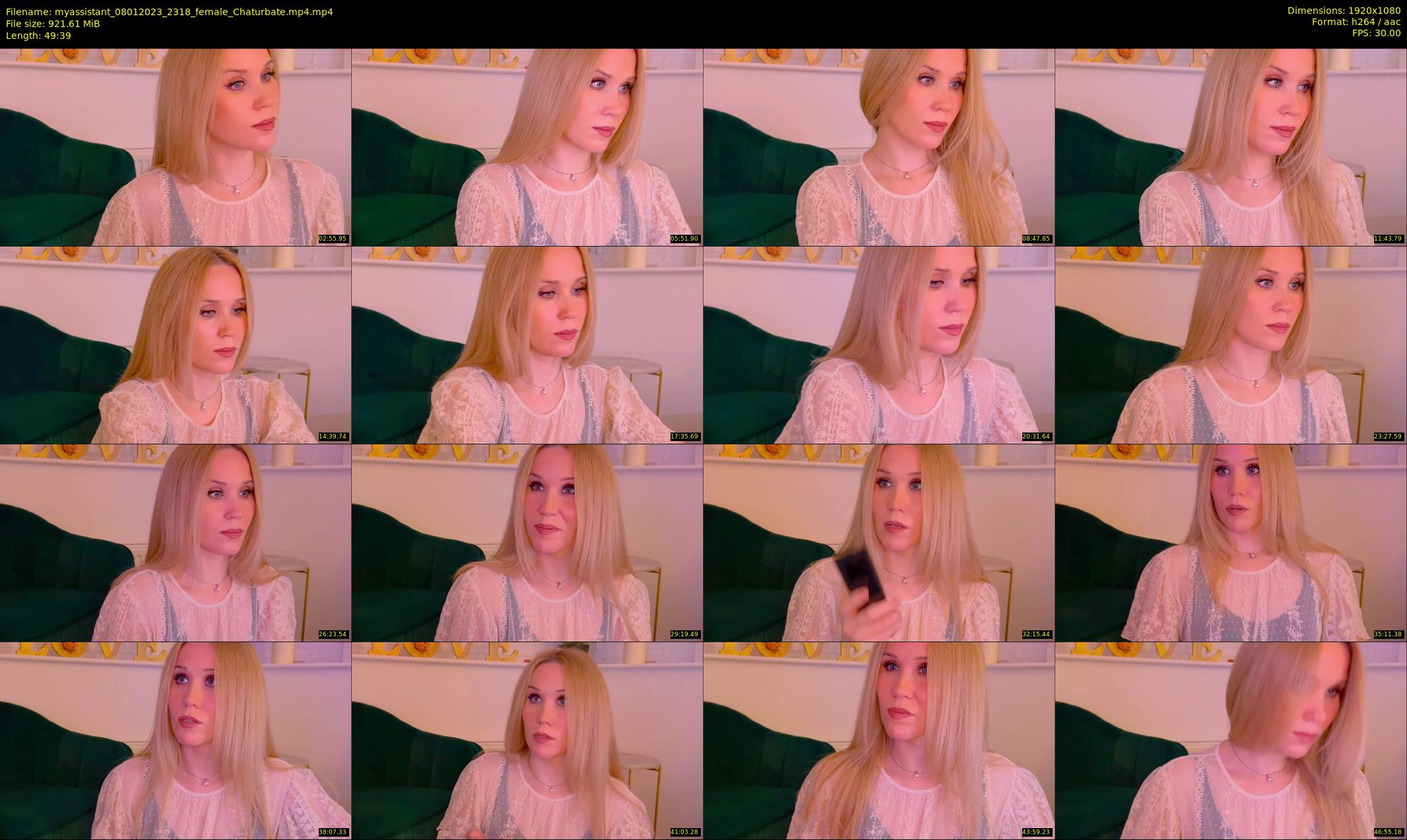 myassistant — 50 minute Chaturbate female cam show recording, 1080p, Jan 8, 2023