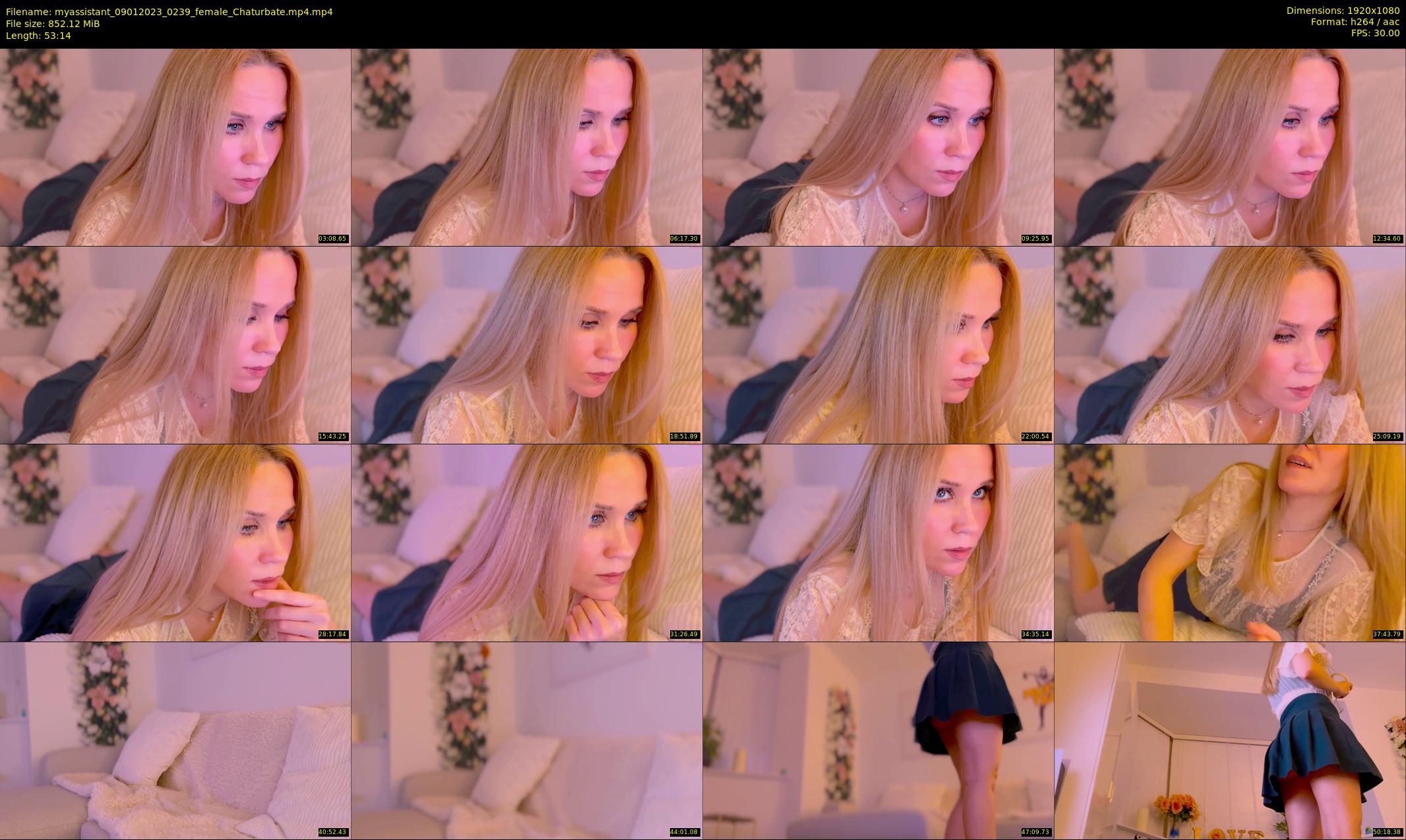 myassistant — 54 minute Chaturbate female cam show recording, 1080p, Jan 9, 2023