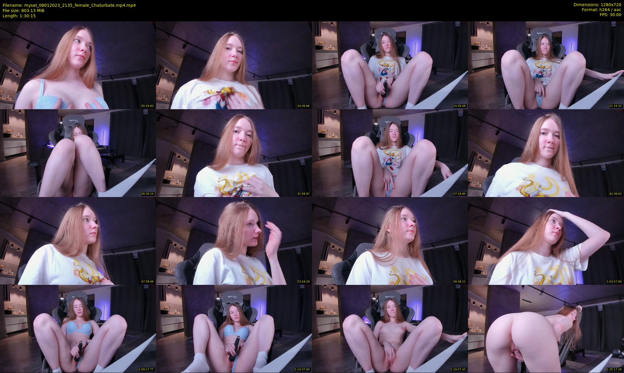 mysat — 91 minute Chaturbate female cam show recording, 720p, Jan 8, 2023