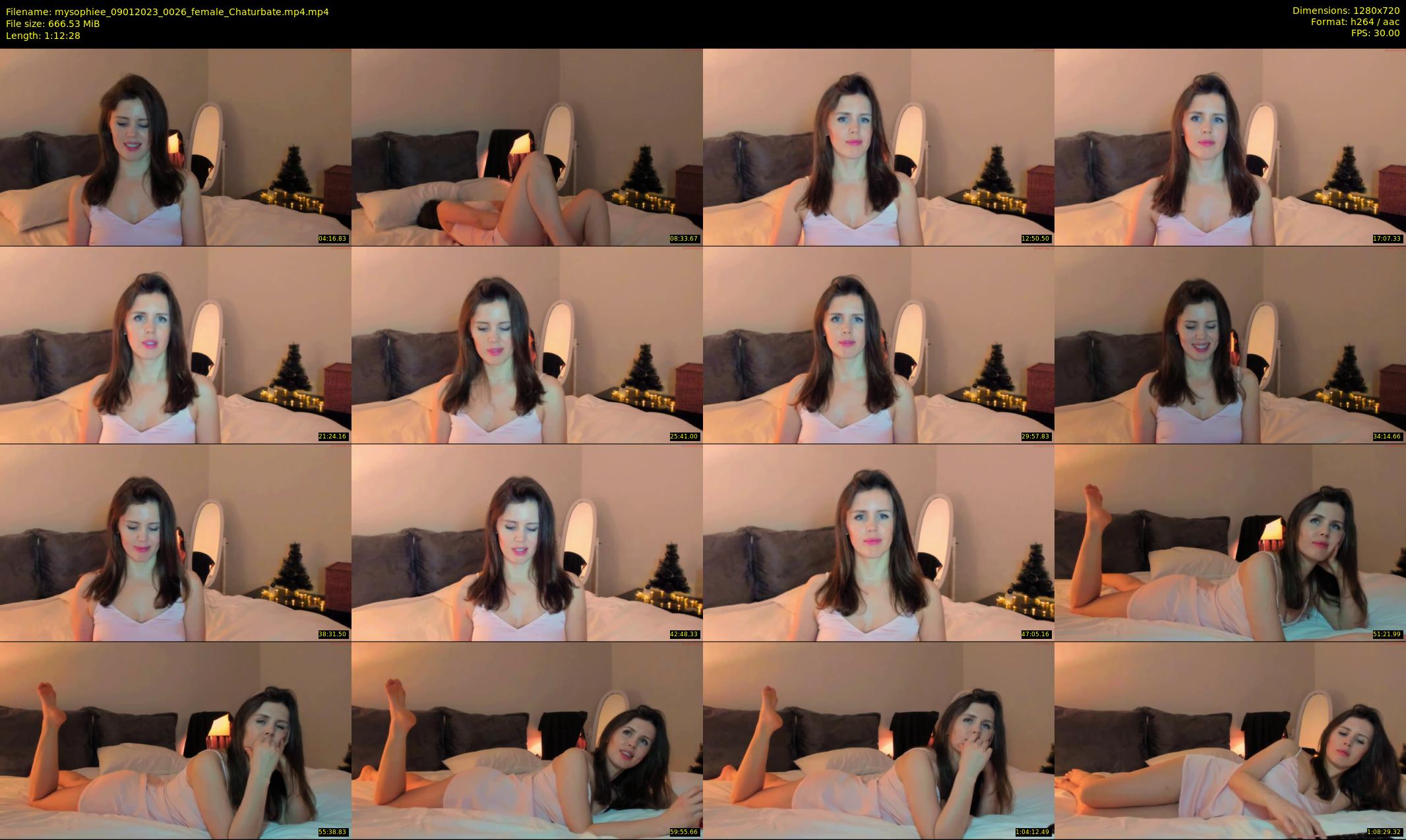 mysophiee — 73 minute Chaturbate female cam show recording, 720p, Jan 9, 2023