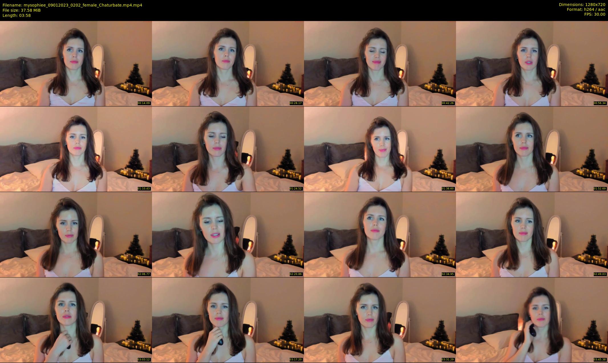mysophiee — 4 minute Chaturbate female cam show recording, 720p, Jan 9, 2023