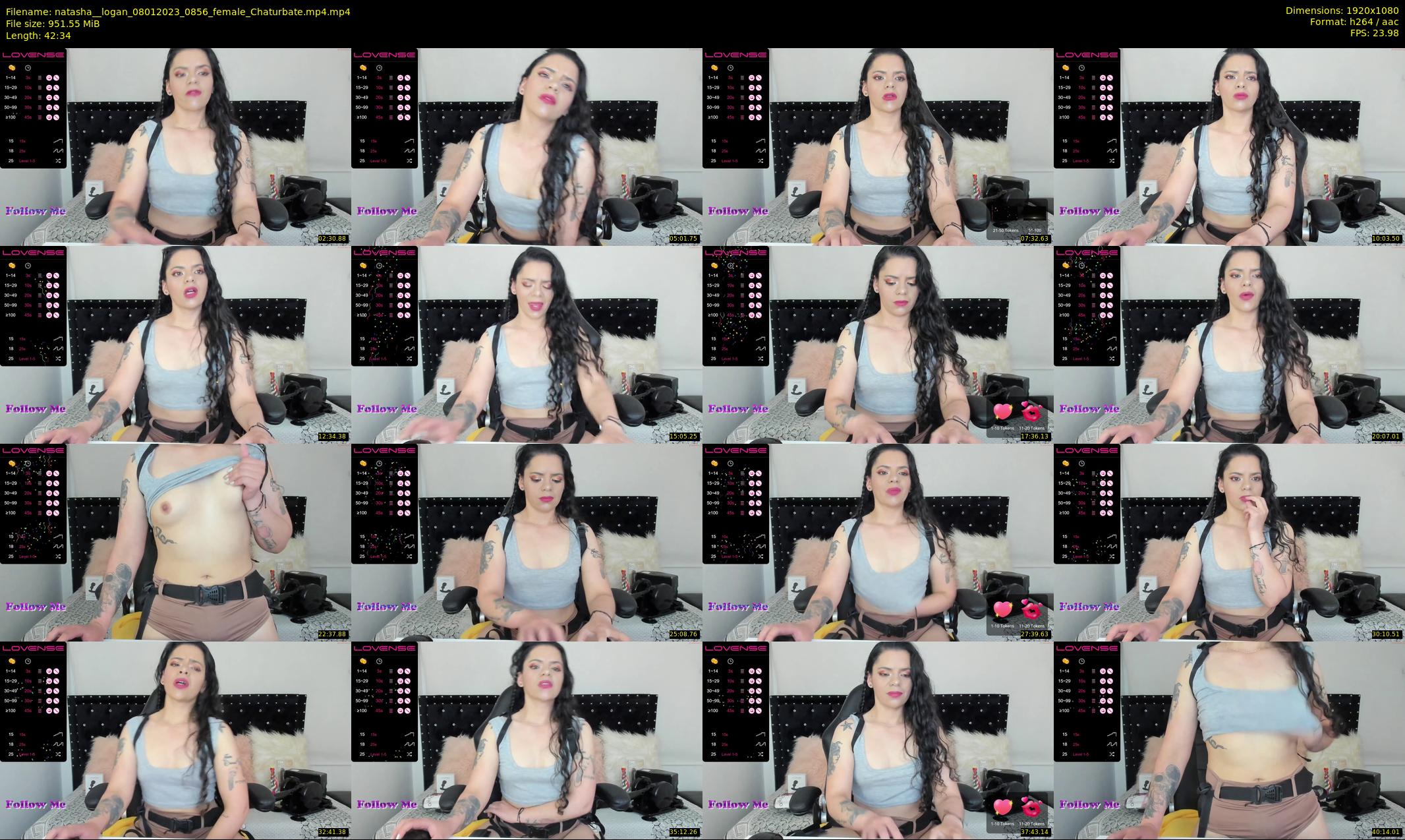 natasha__logan — 43 minute Chaturbate female cam show recording, 1080p, Jan 8, 2023