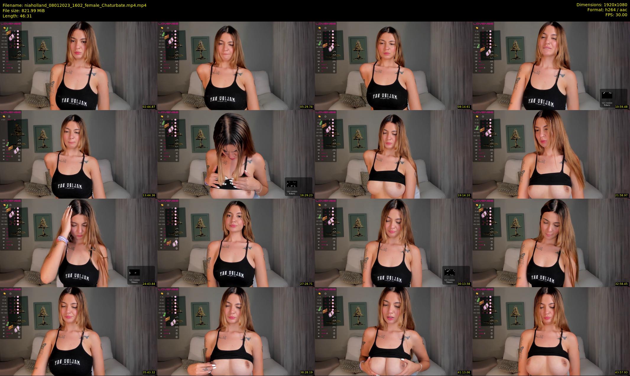 niaholland — 47 minute Chaturbate female cam show recording, 1080p, Jan 8, 2023