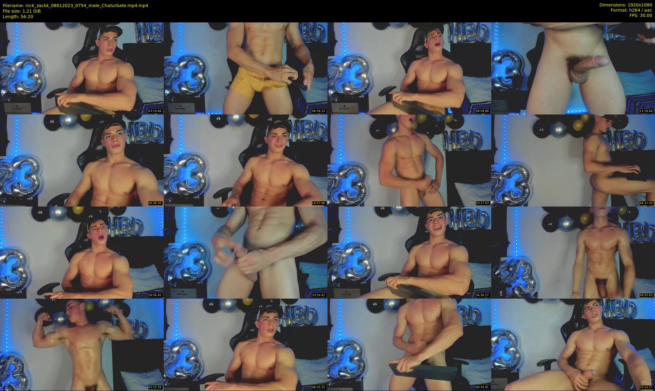 nick_zackk — 57 minute Chaturbate male cam show recording, 1080p, Jan 8, 2023
