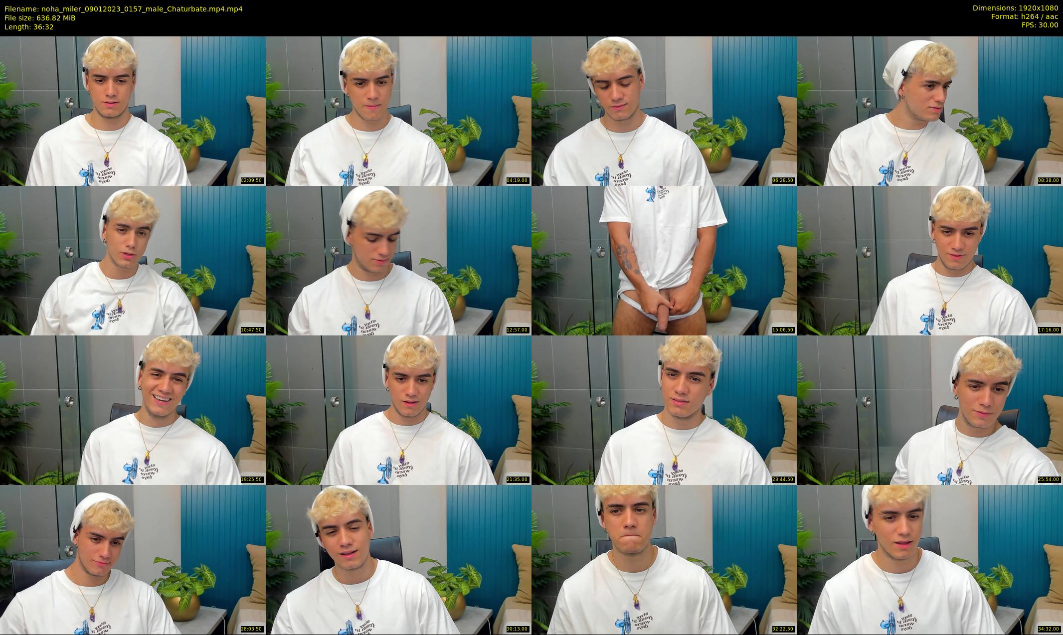 noha_miler — 37 minute Chaturbate male cam show recording, 1080p, Jan 9, 2023