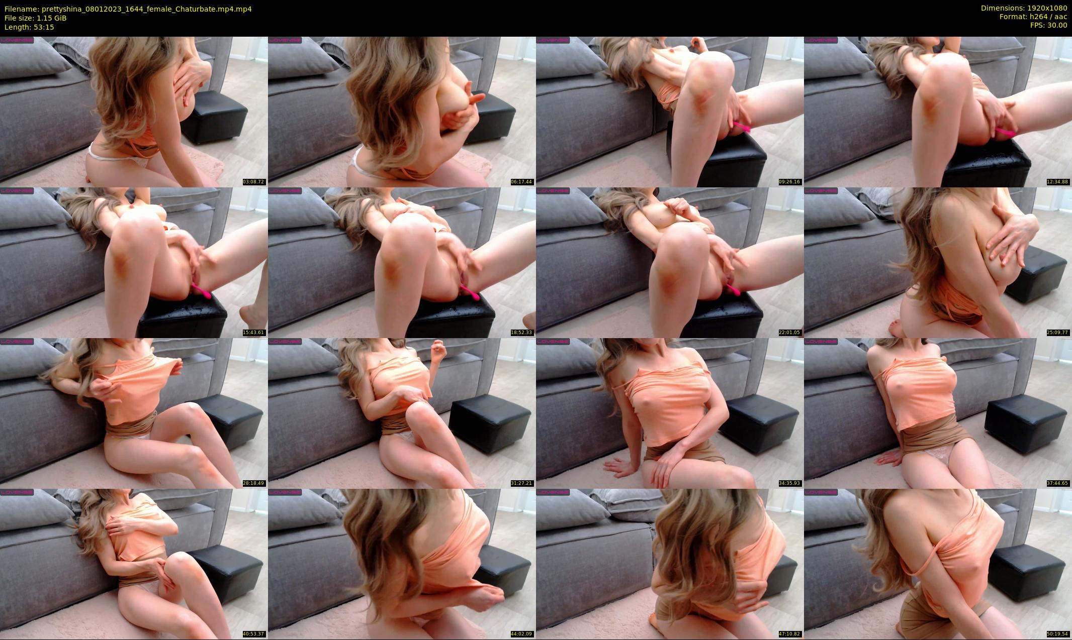 prettyshina — 54 minute Chaturbate female cam show recording, 1080p, Jan 8, 2023